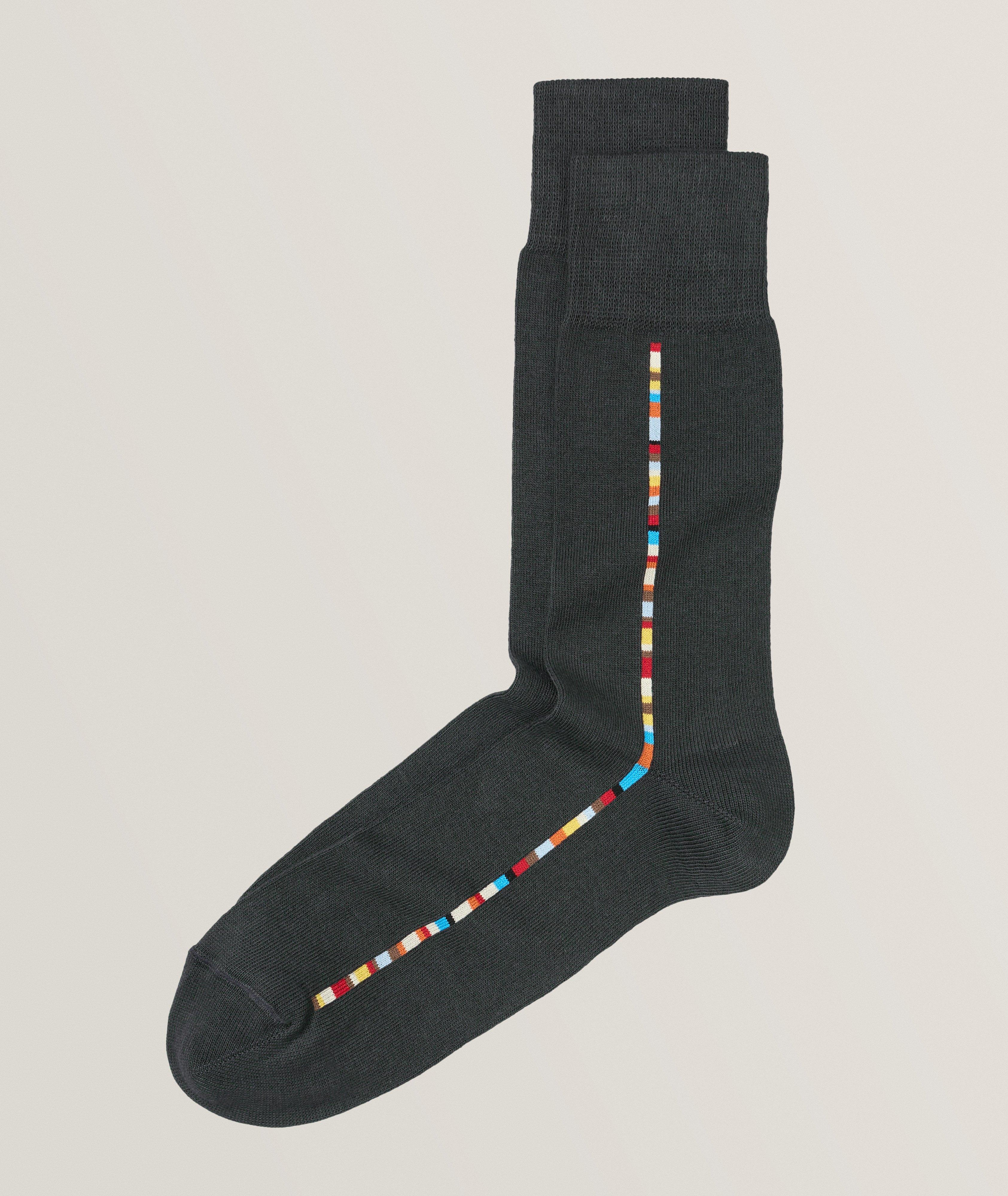 Paul Smith Vittore Multi Cotton-Blend Dress Socks
