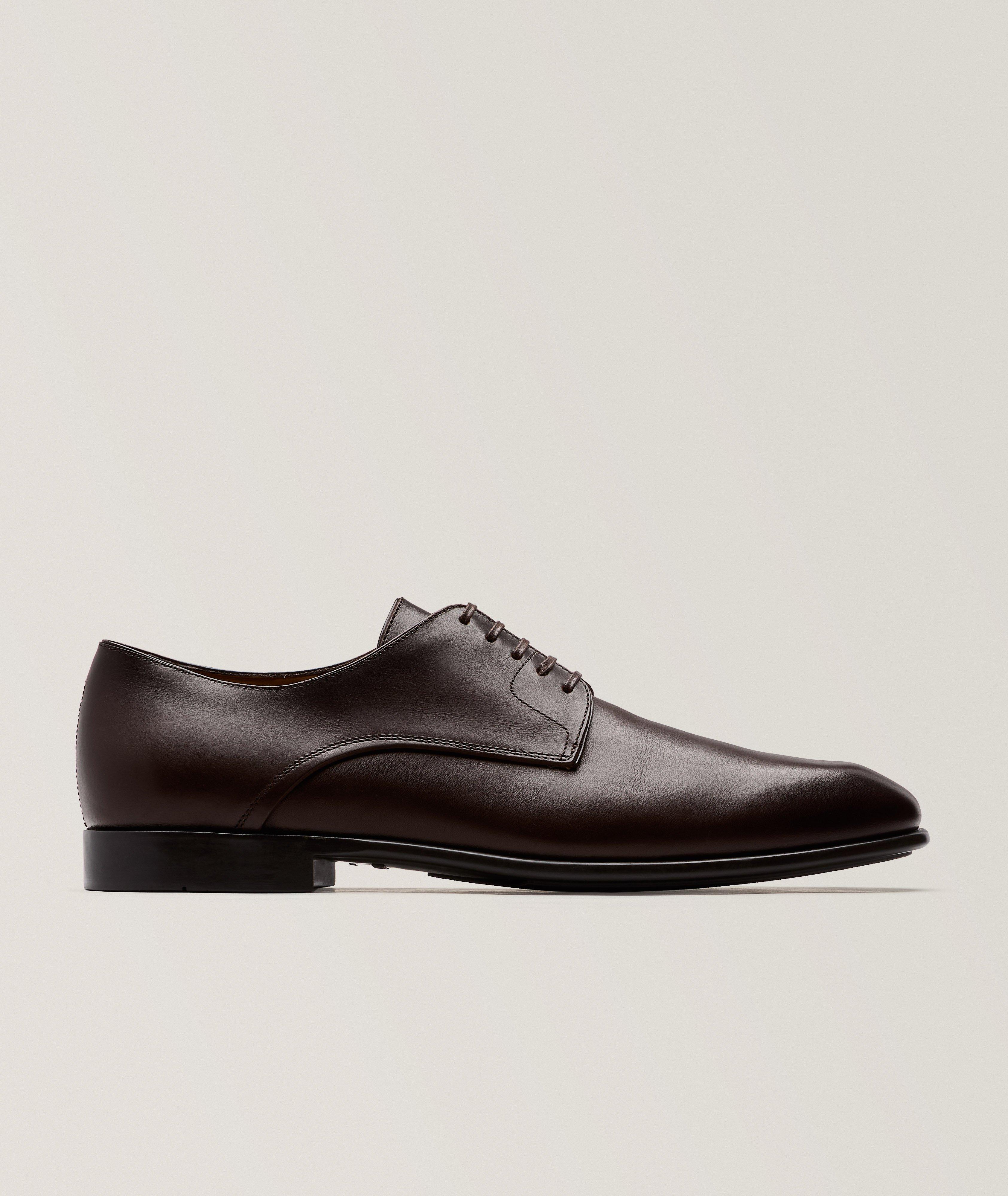 Fosco Burnished Leather Derbies image 0