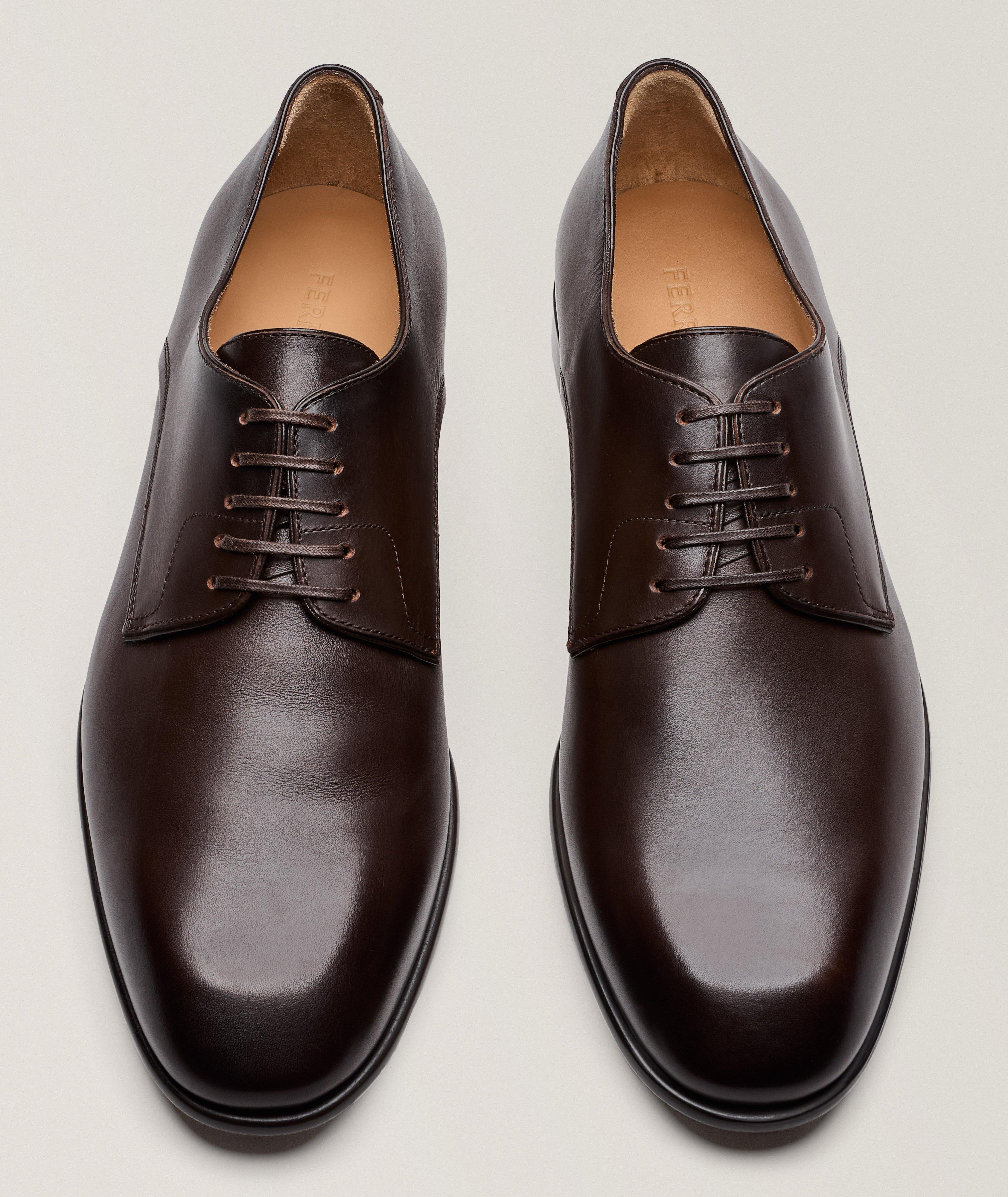 Fosco Burnished Leather Derbies image 3
