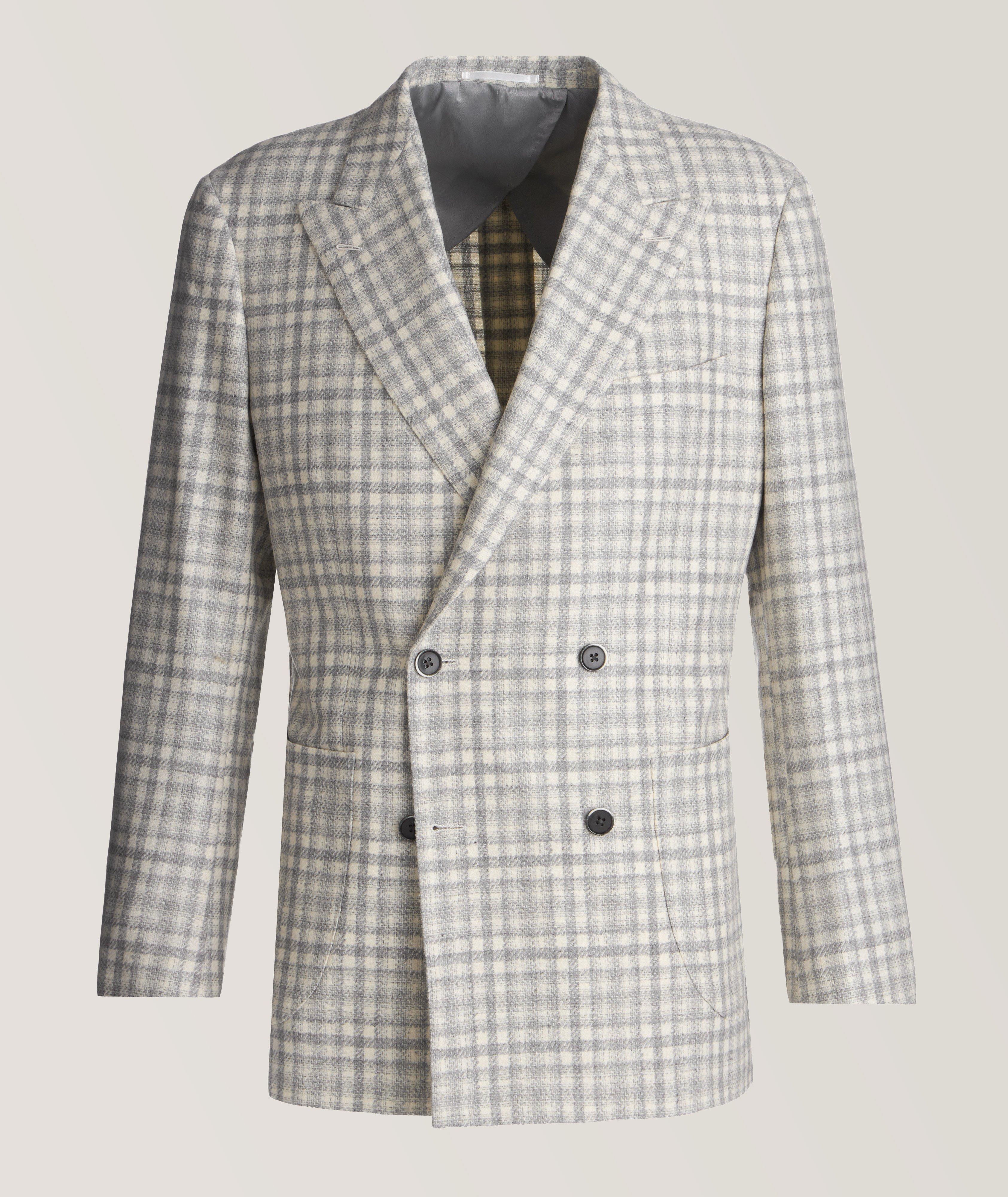 Plaid Wool-Cashmere Sport Jacket image 0