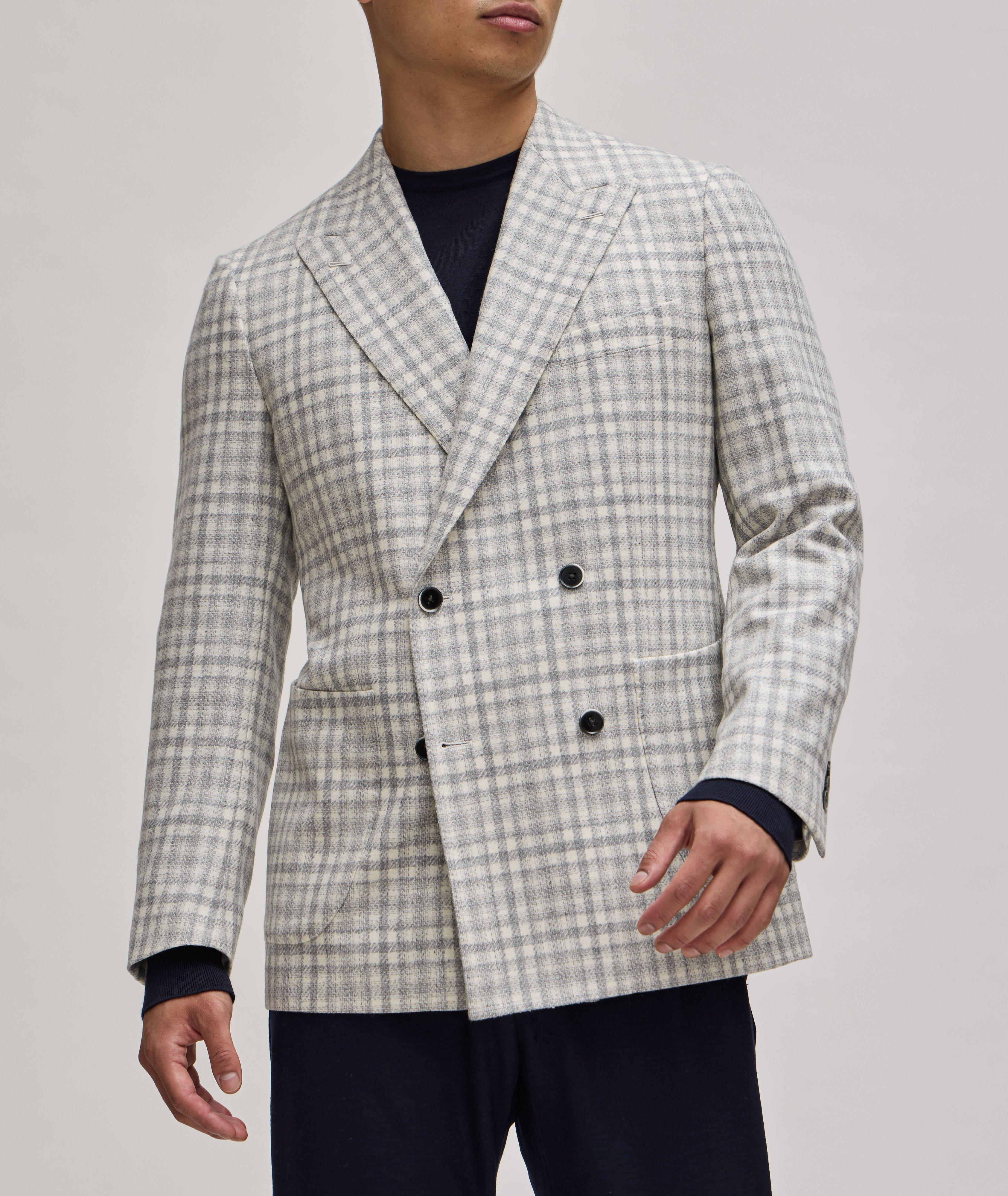 Plaid Wool-Cashmere Sport Jacket image 1
