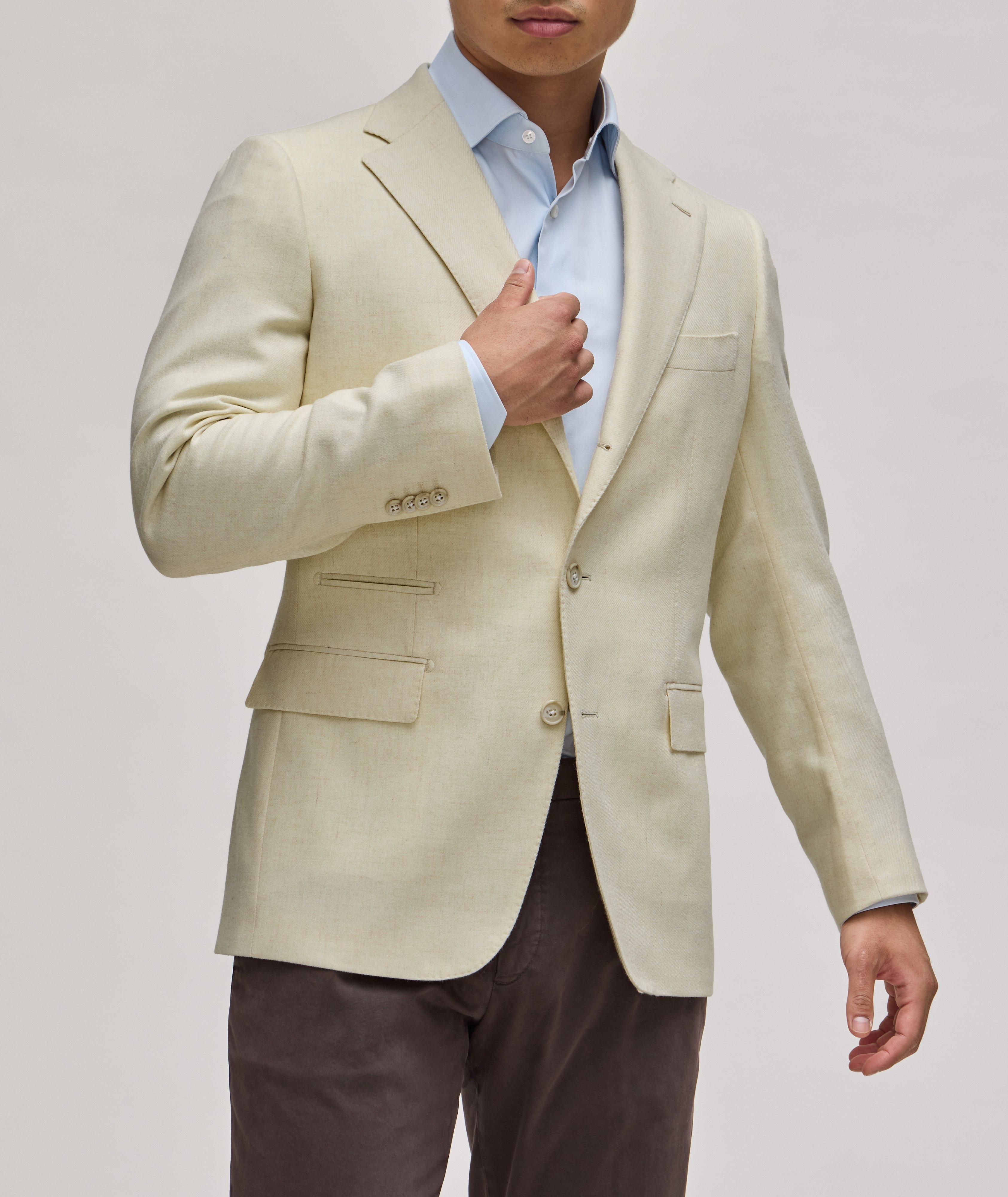 Virgin Wool-Silk Twill Sport Jacket image 1