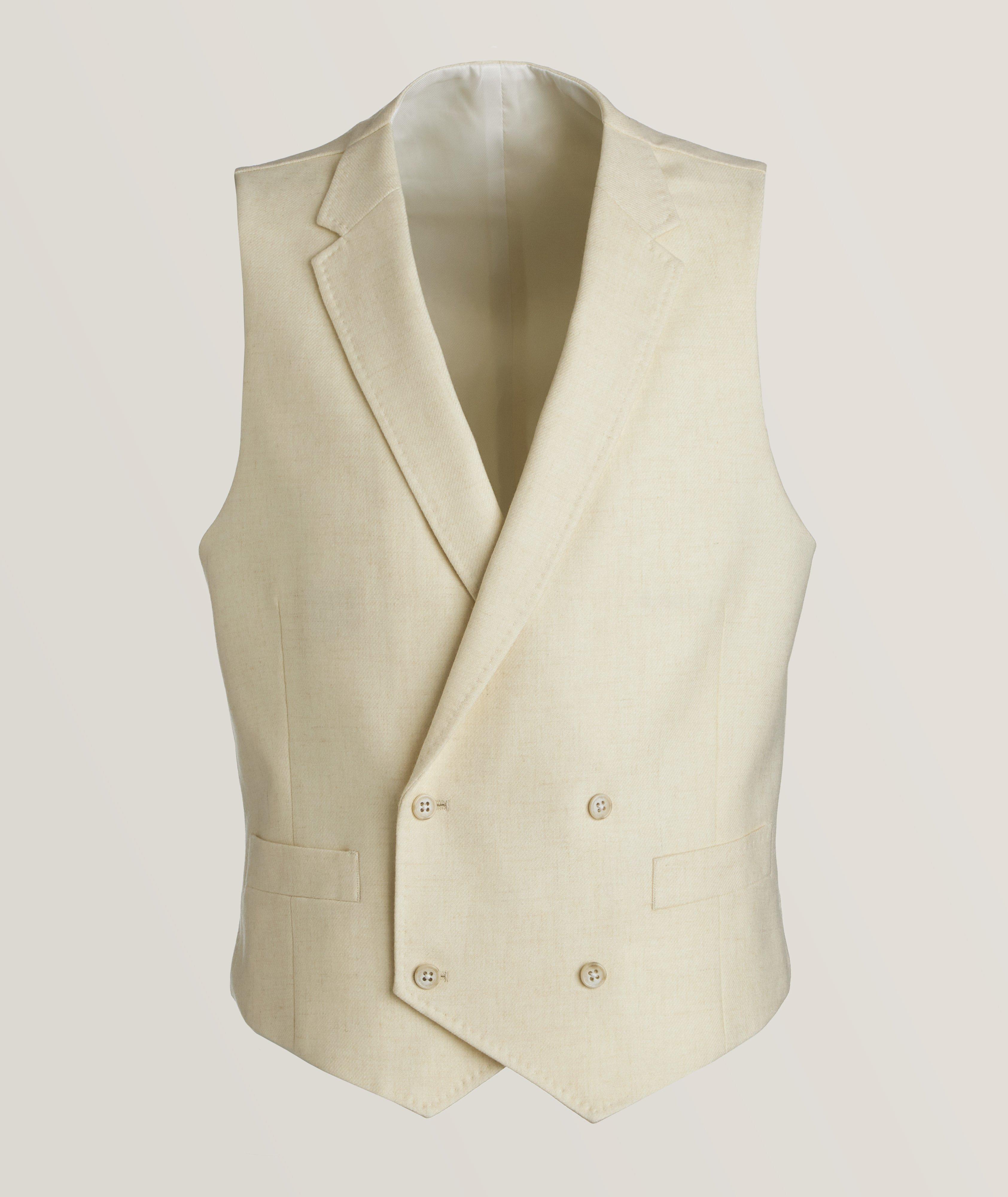 Wool-Blend Twill Waistcoat image 0