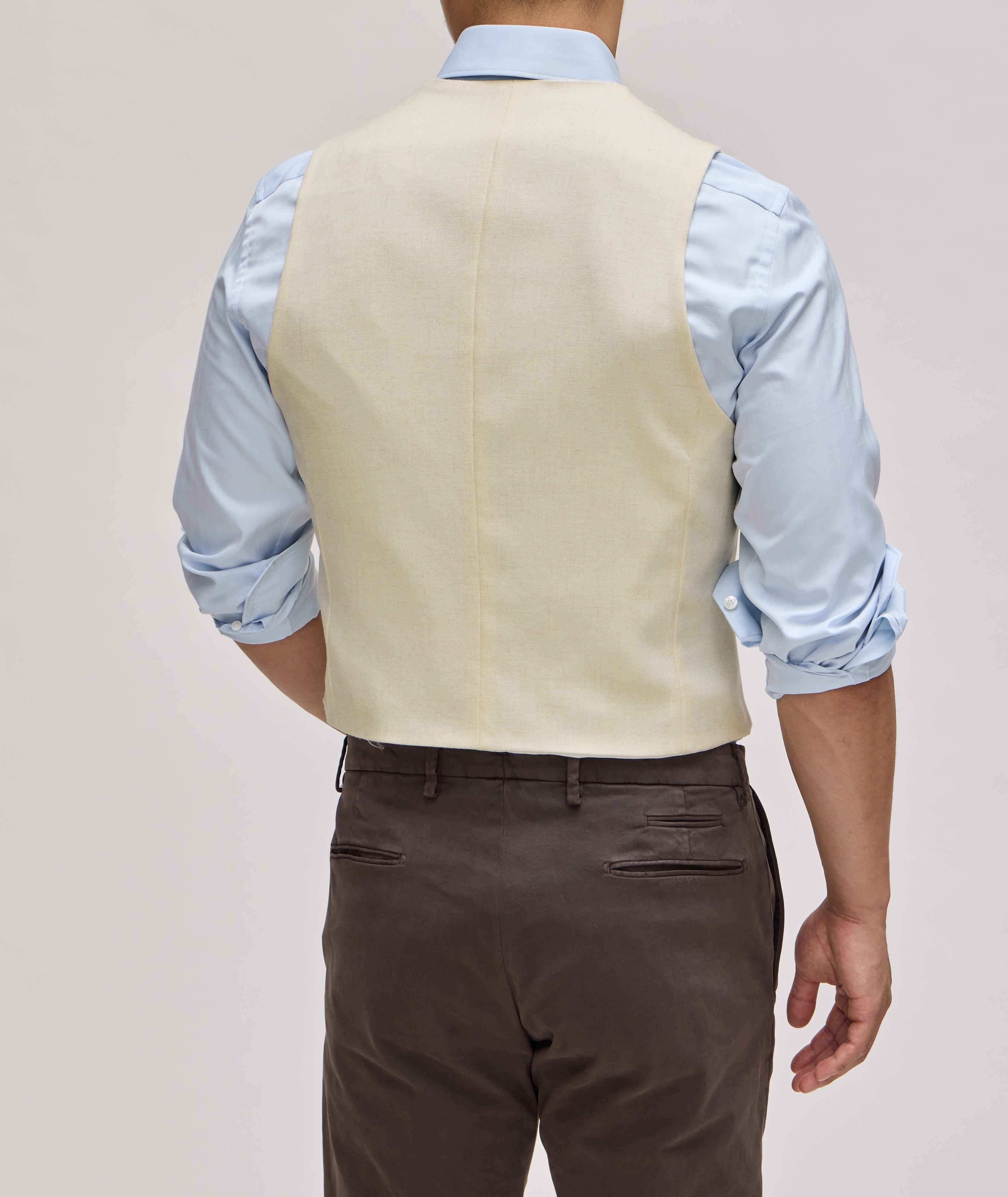 Wool-Blend Twill Waistcoat image 2