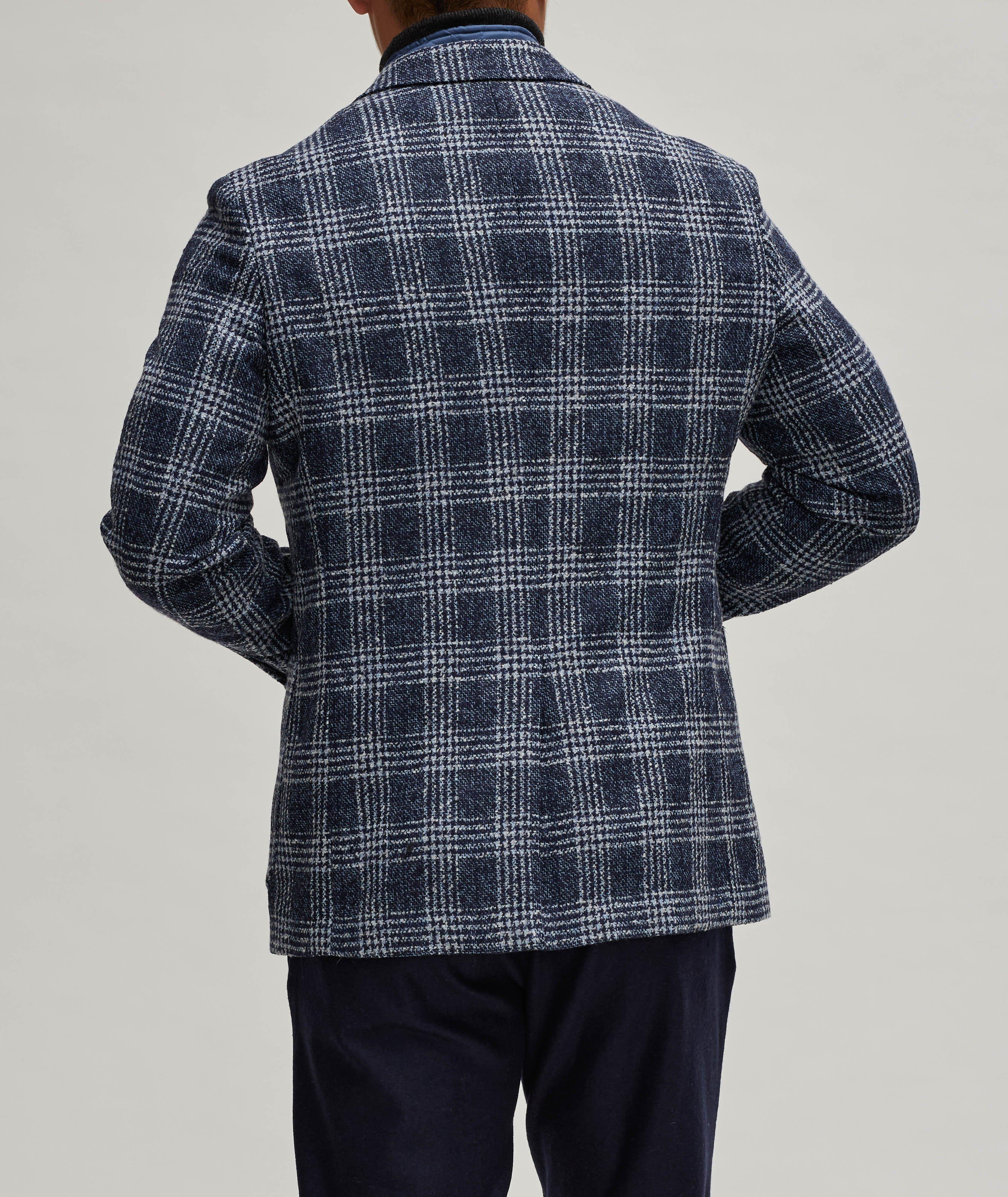 Removable Bib Plaid Wool-Blend Hybrid Jacket image 2