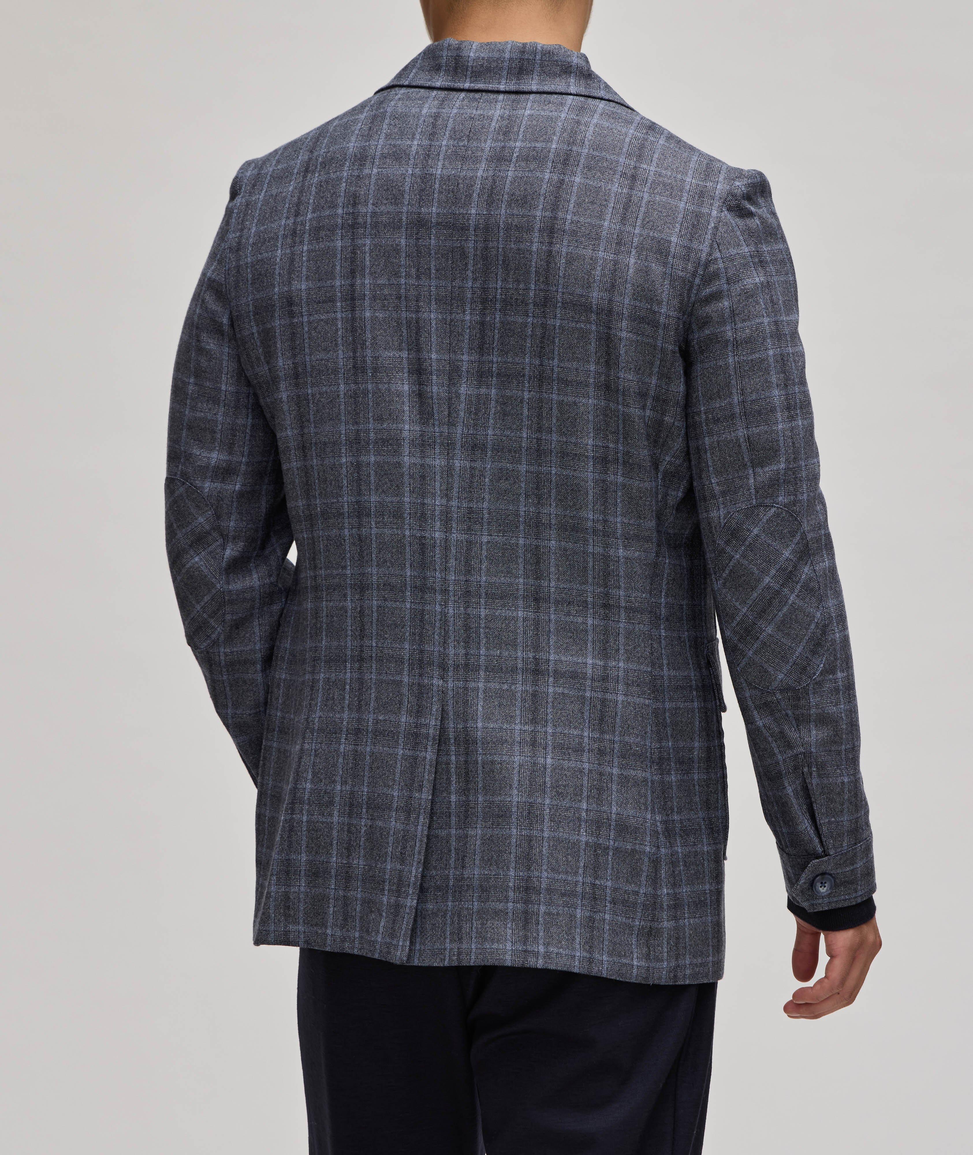 Windowpane Wool Overshirt image 2