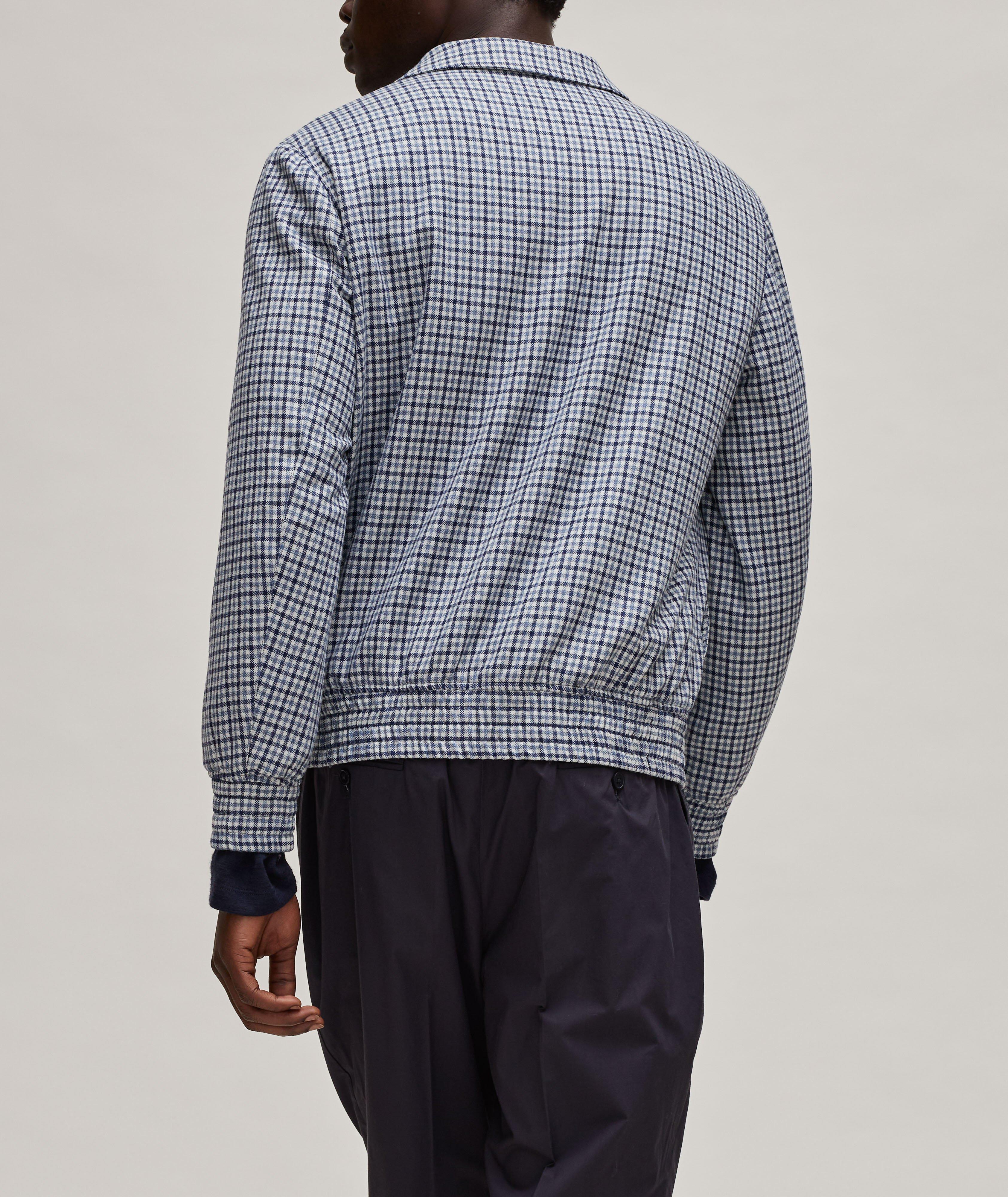 Mini Check Virgin Wool-Cashmere Bomber image 2