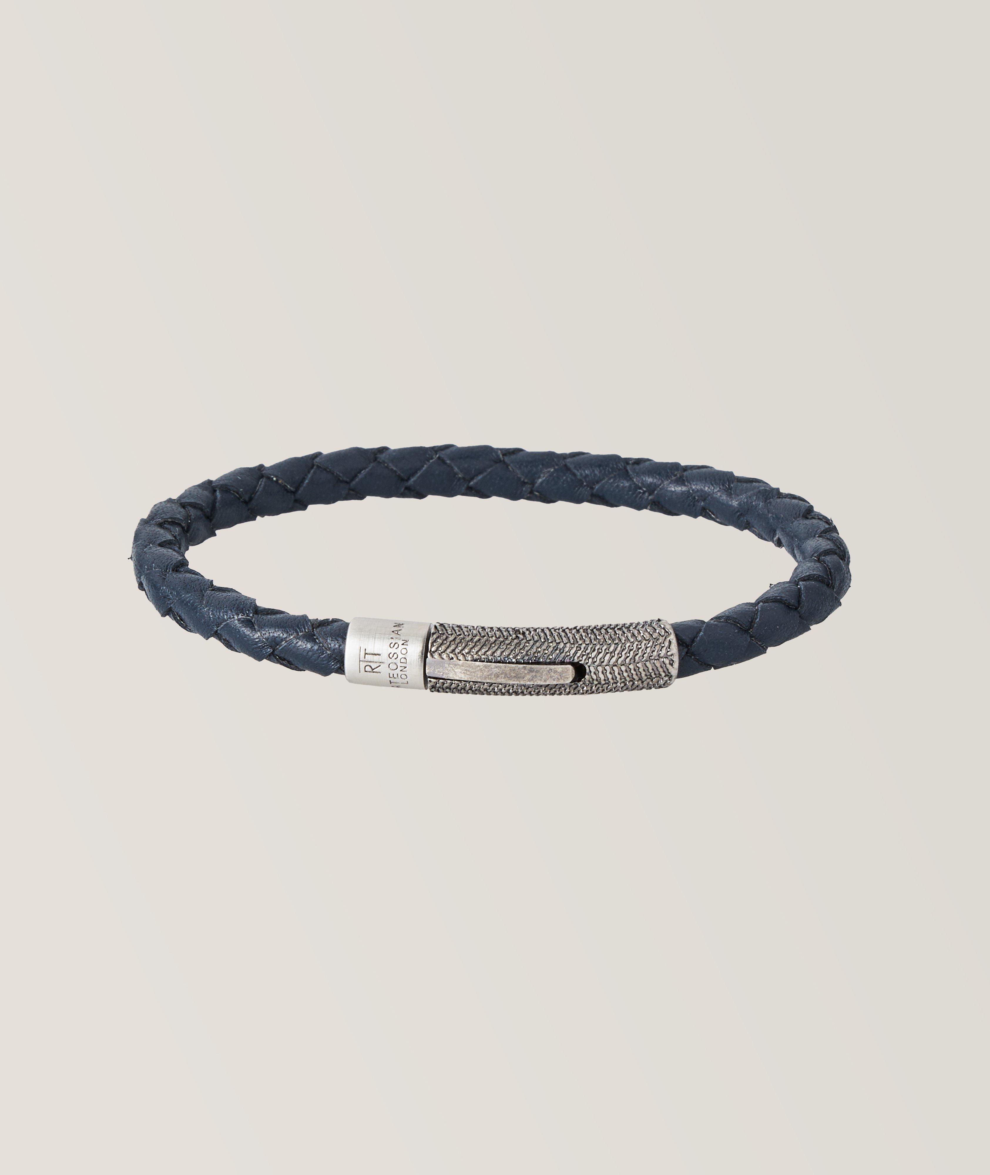 Herringbone Leather Bracelet