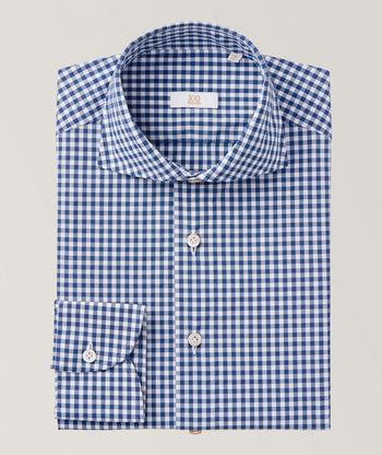 Canali Regular-Fit Gingham Cotton Twill Sport Shirt | Sport Shirts