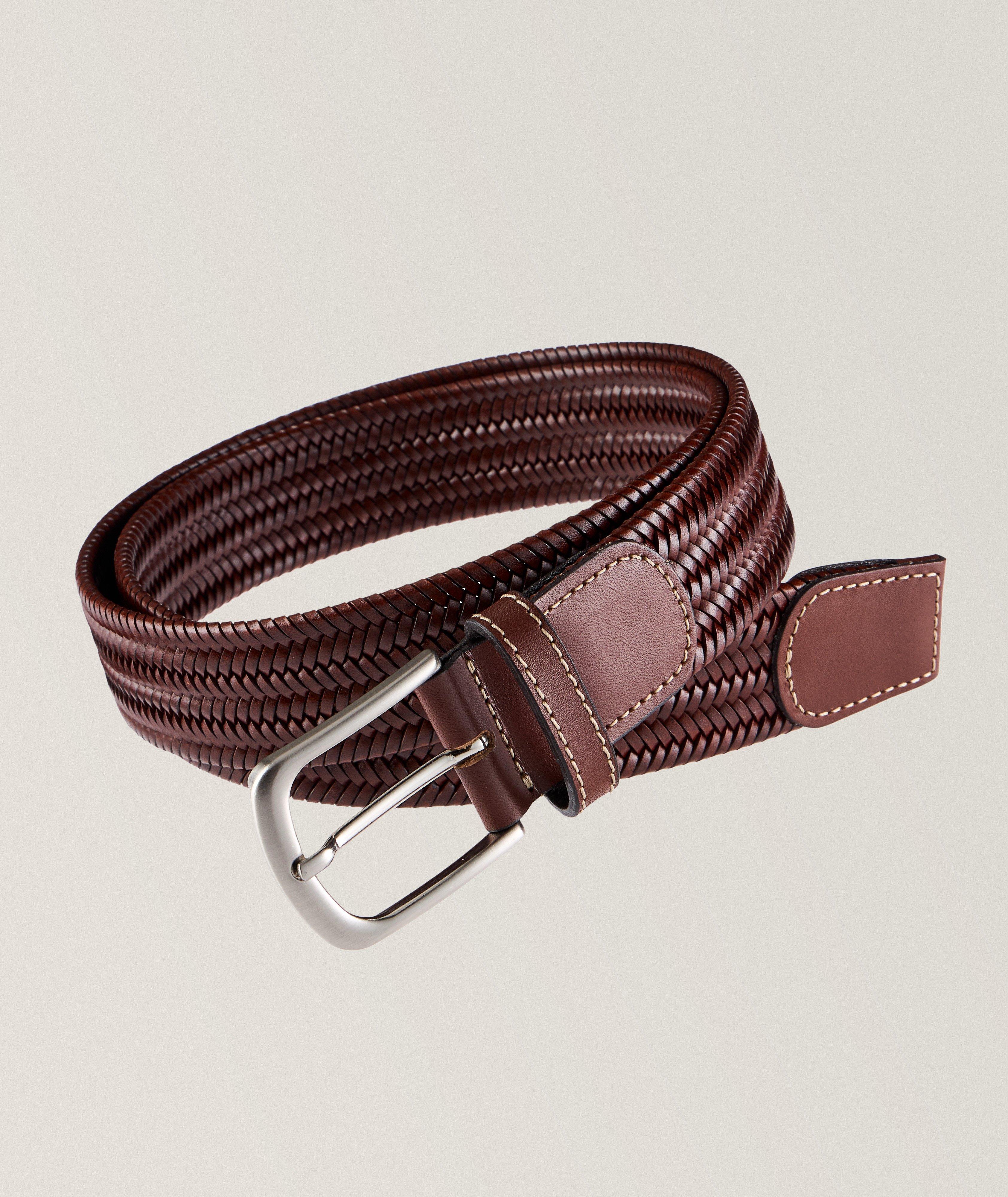 Harold De Harry Rosen Ceinture En Tissu Extensible En Brun , Taille Homme 32