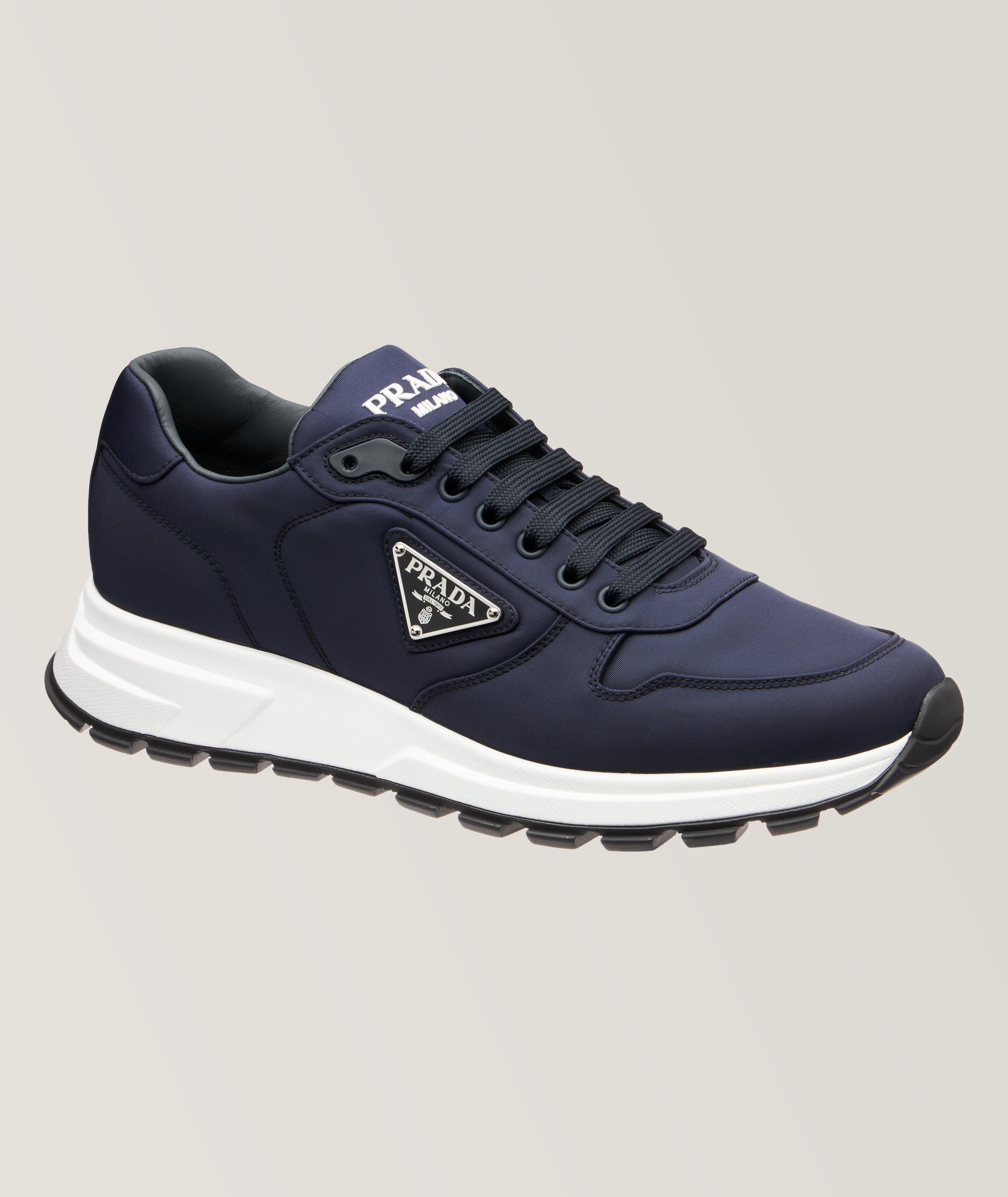 Prada Re-Nylon Gabardine Prax Sneakers En Bleu , Taille Homme 8