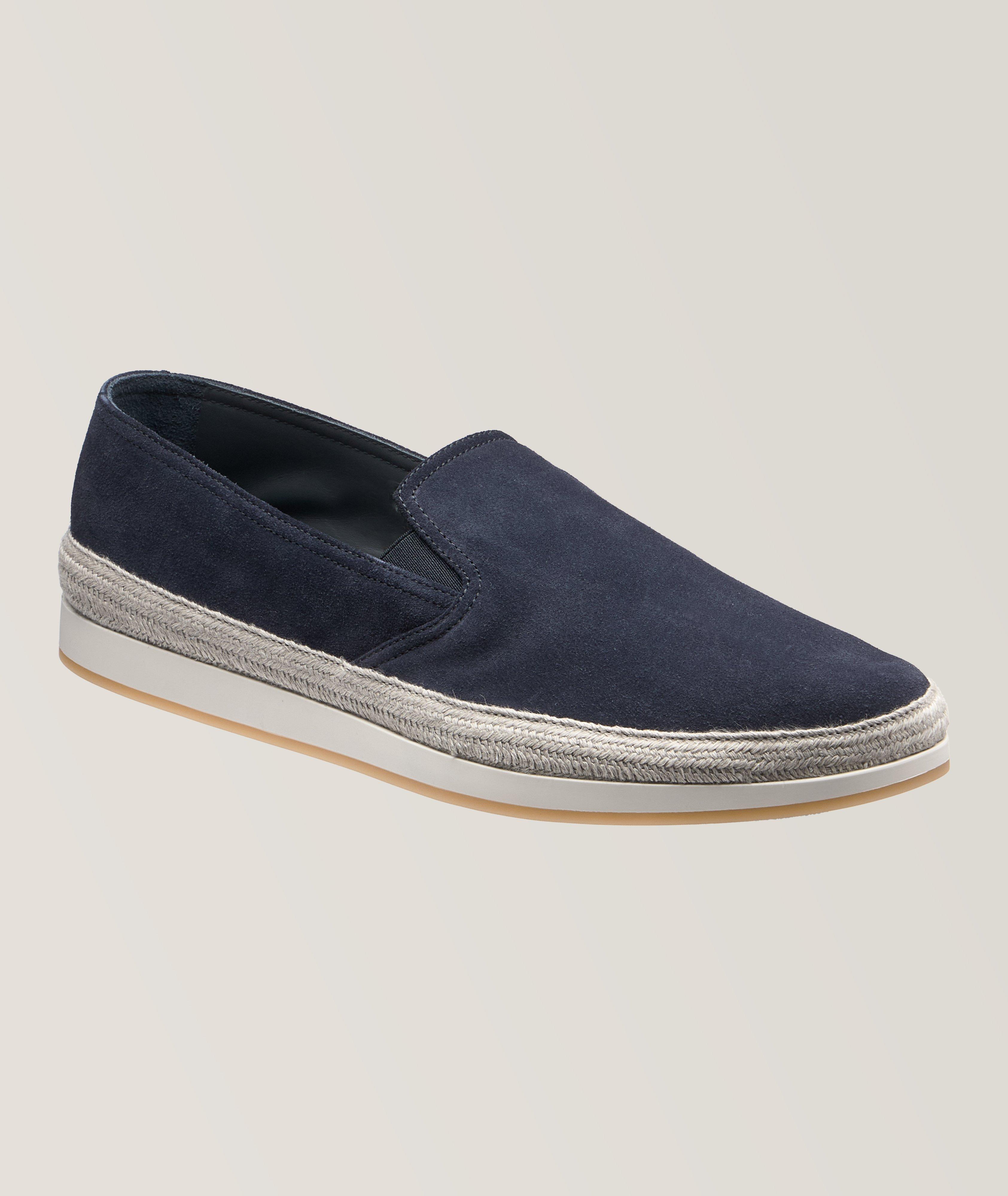 Prada Espadrille En Suède En Bleu , Taille Homme 8