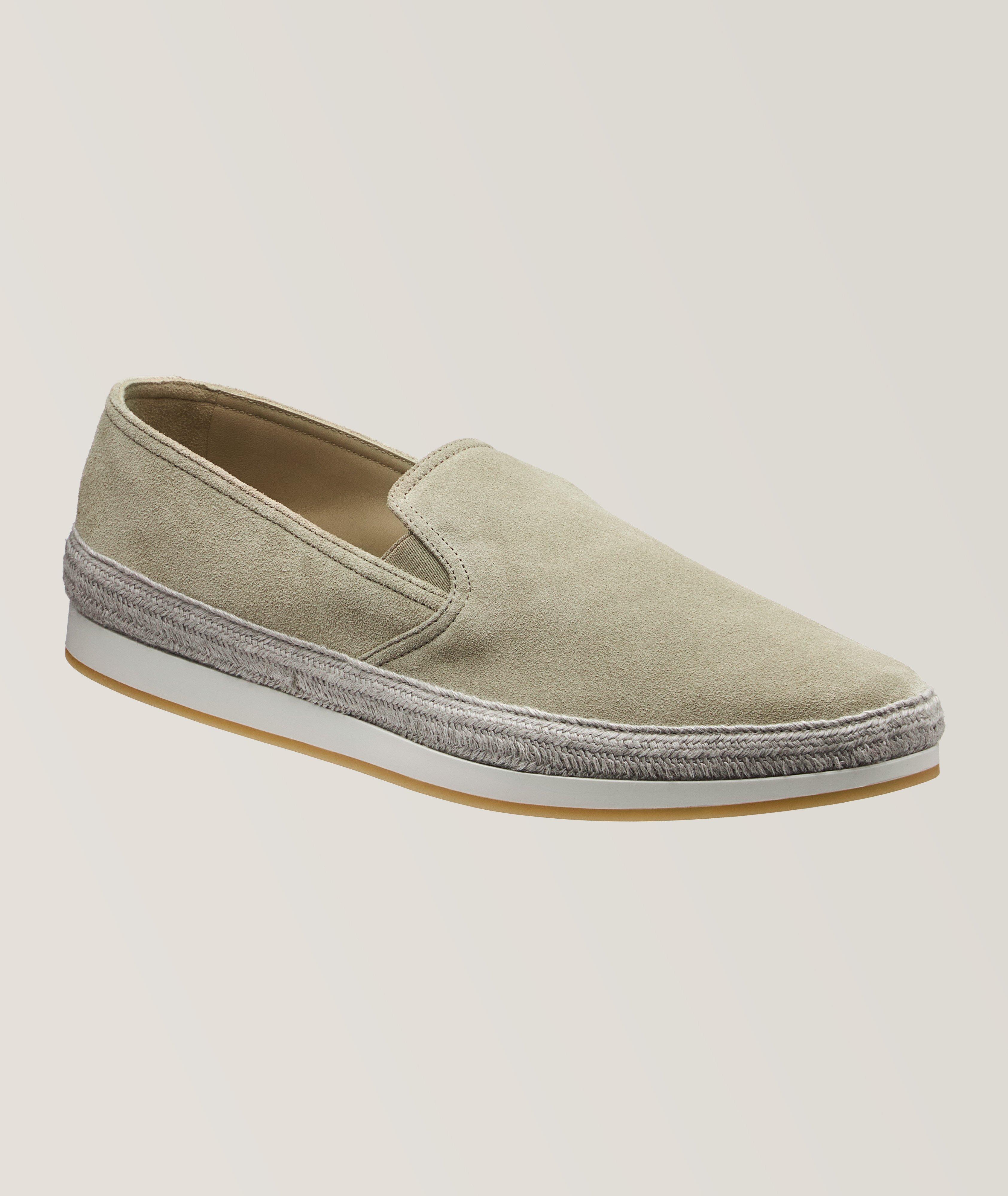 Prada Espadrille En Raphia Tressé Et En Suède En Brun , Taille Homme 12