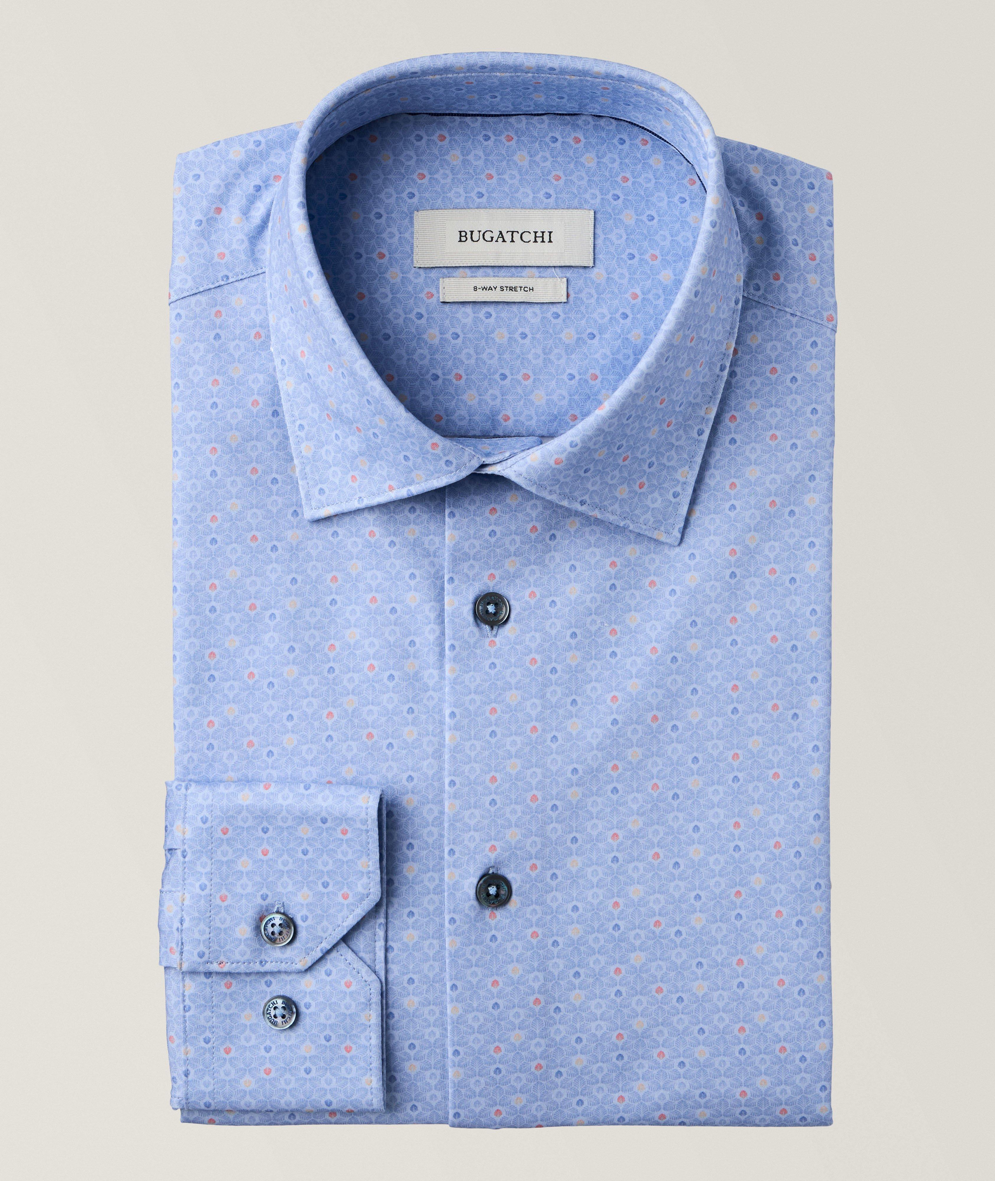 Bugatchi Chemise Décontractée En Tissu Ooohcotton À Motif En Bleu , Taille Homme Grand