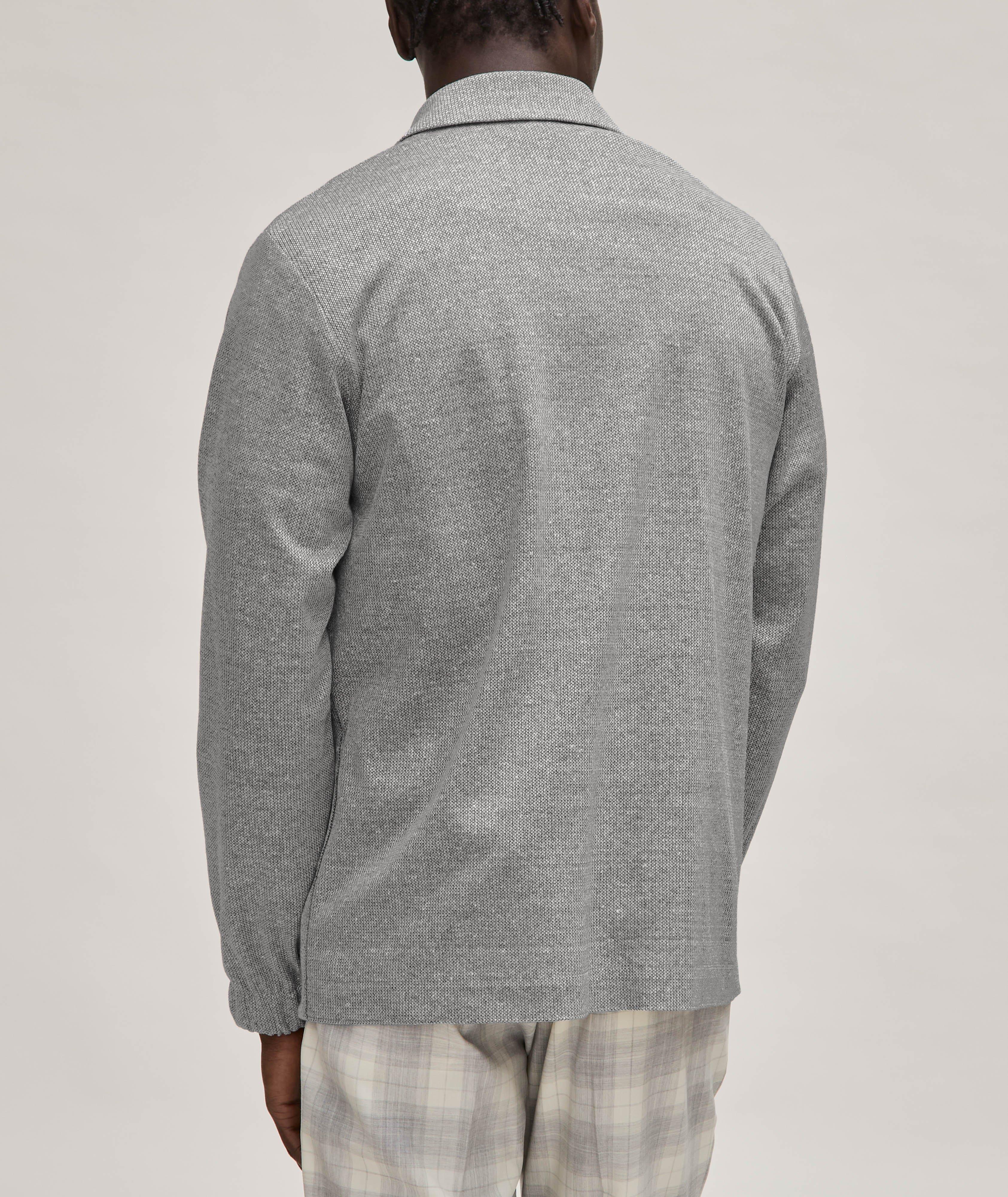 Mélange Linen-Cotton Coach Jacket  image 2
