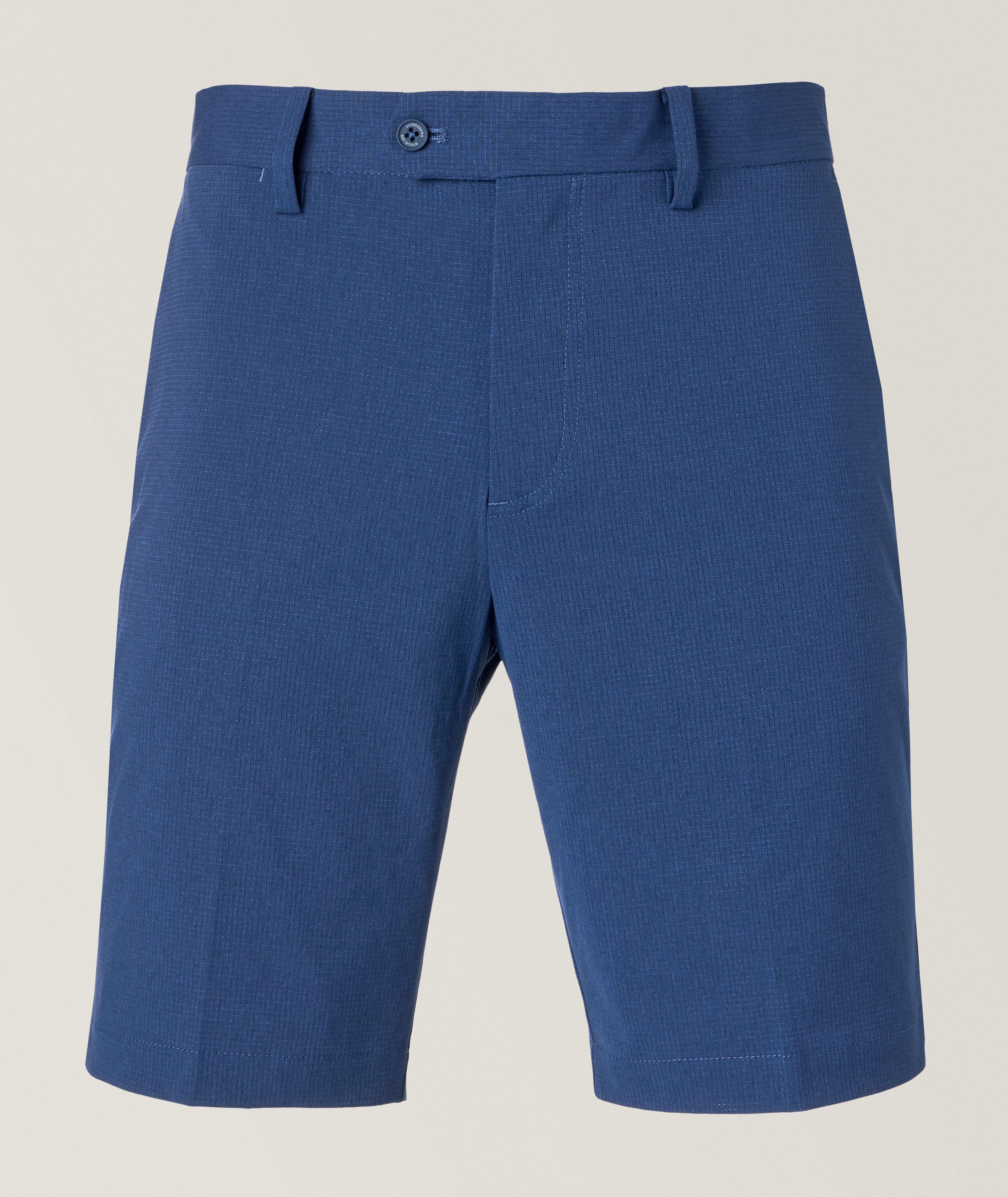 J.Lindeberg Short De Golf En Tissu Extensible En Bleu , Taille Homme 38