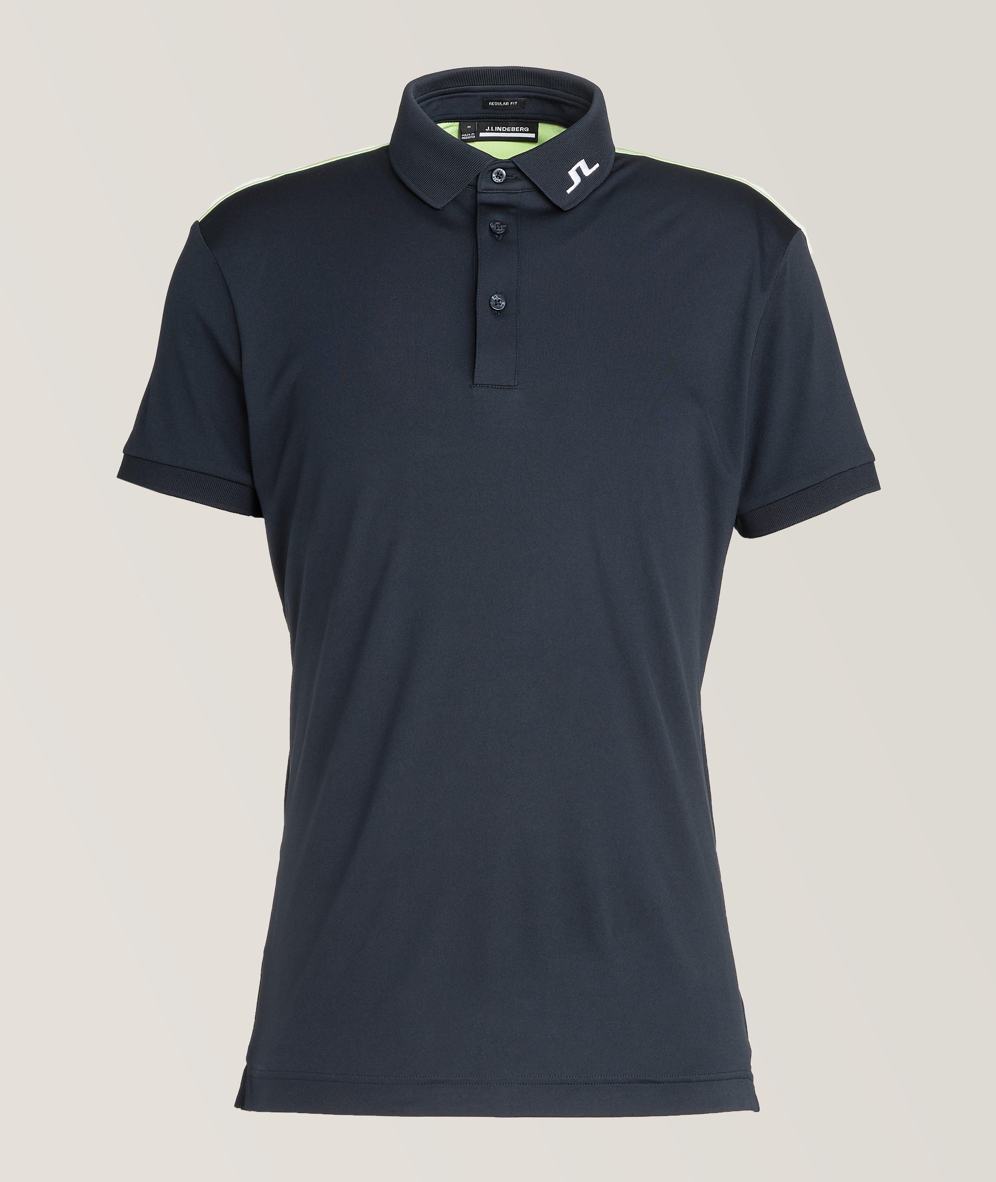 J.Lindeberg Polo Jeff Sectionné En Bleu , Taille Homme Petit