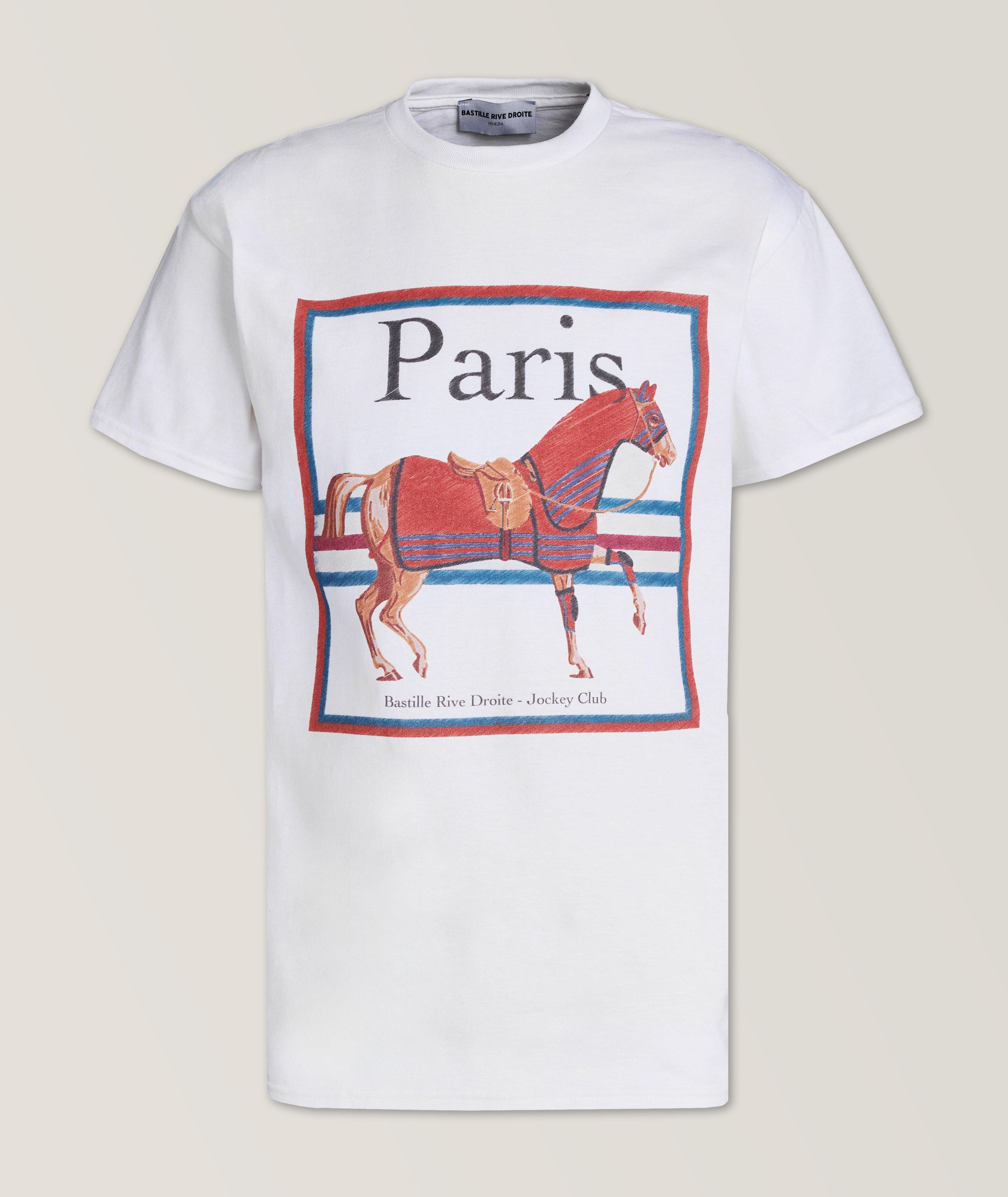 Bastille Paris T-Shirt In White , Men's Size 2XL