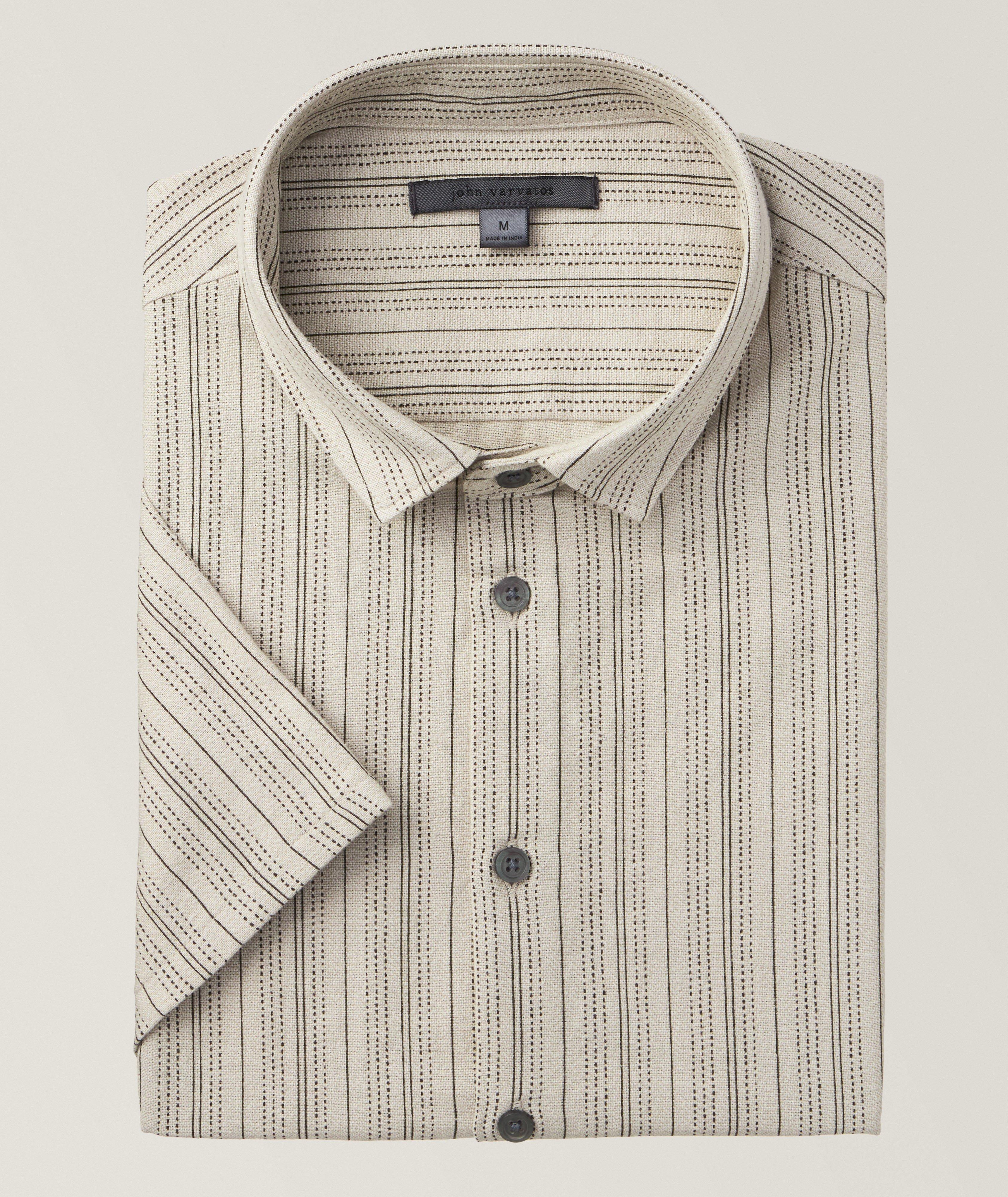 Stitch Pinstripe Cotton-Blend Shirt  image 0