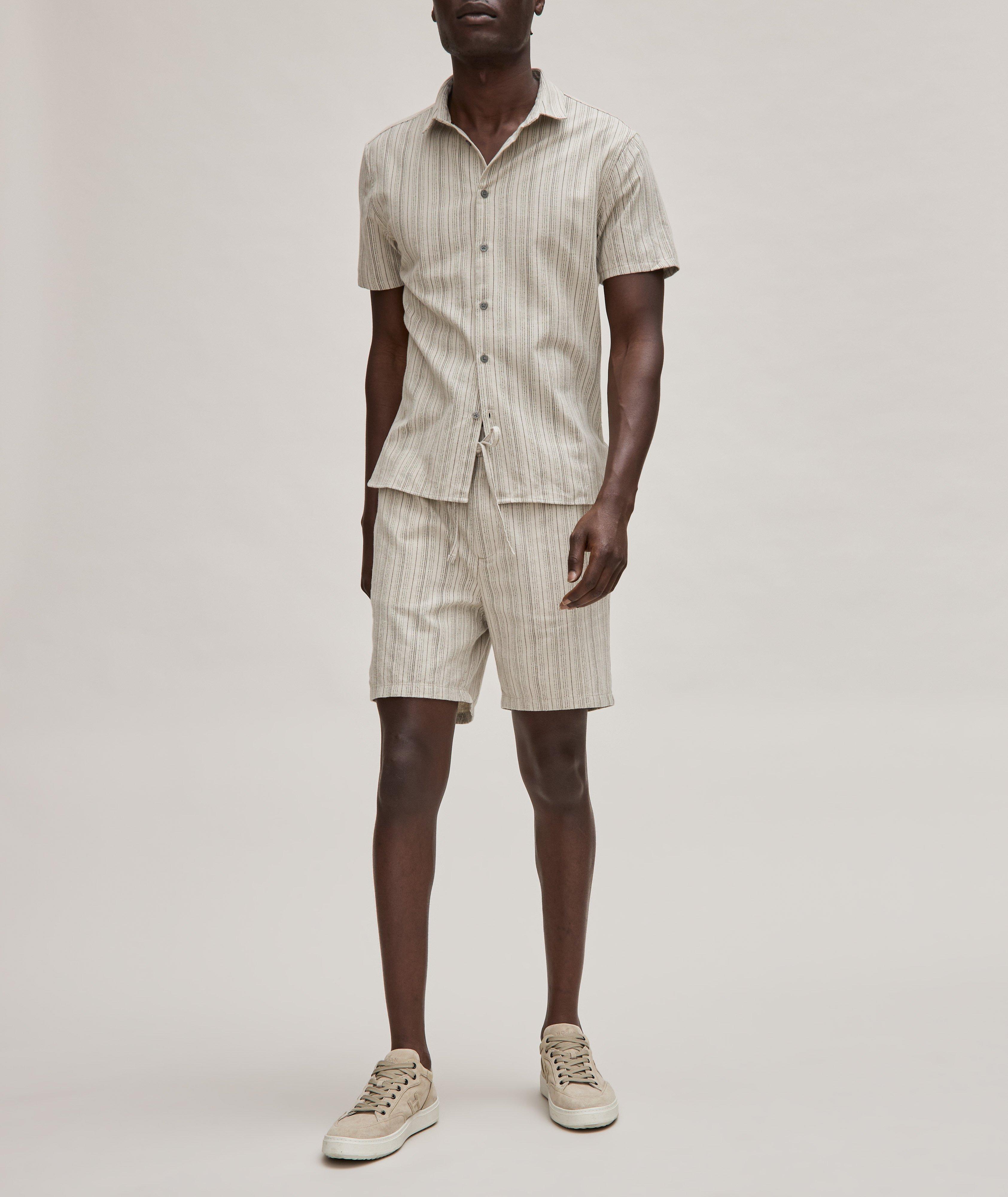 Stitch Pinstripe Cotton-Blend Shirt  image 3