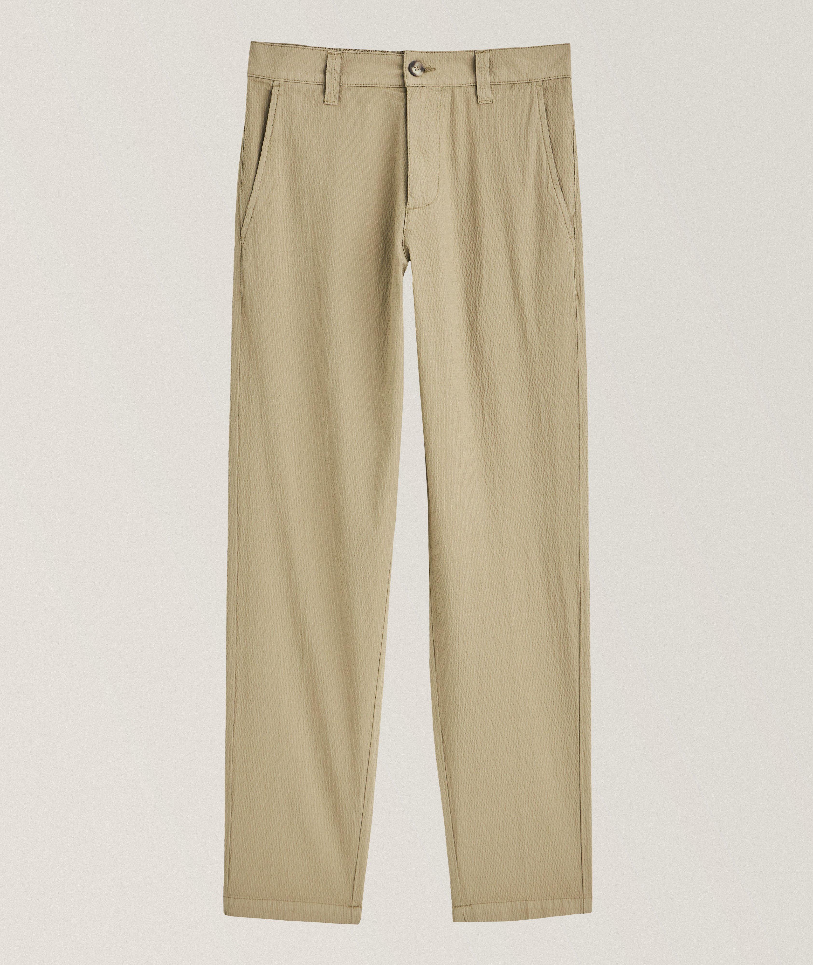 Re-Hash Pablo Sportswear Chic Seersucker Pants In Brown , Men's Size 36