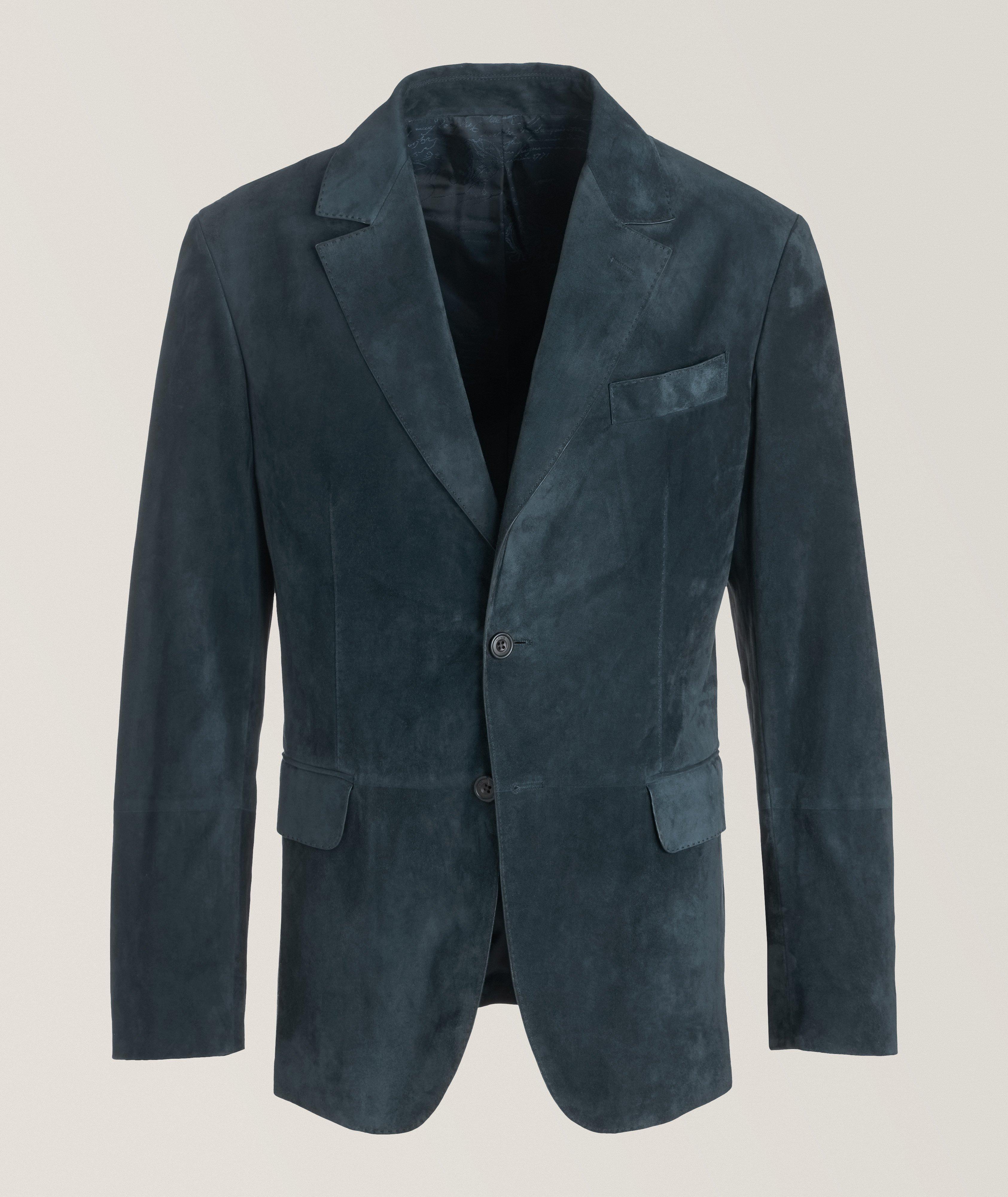 Berluti Veston En Suède En Bleu , Taille Homme 54