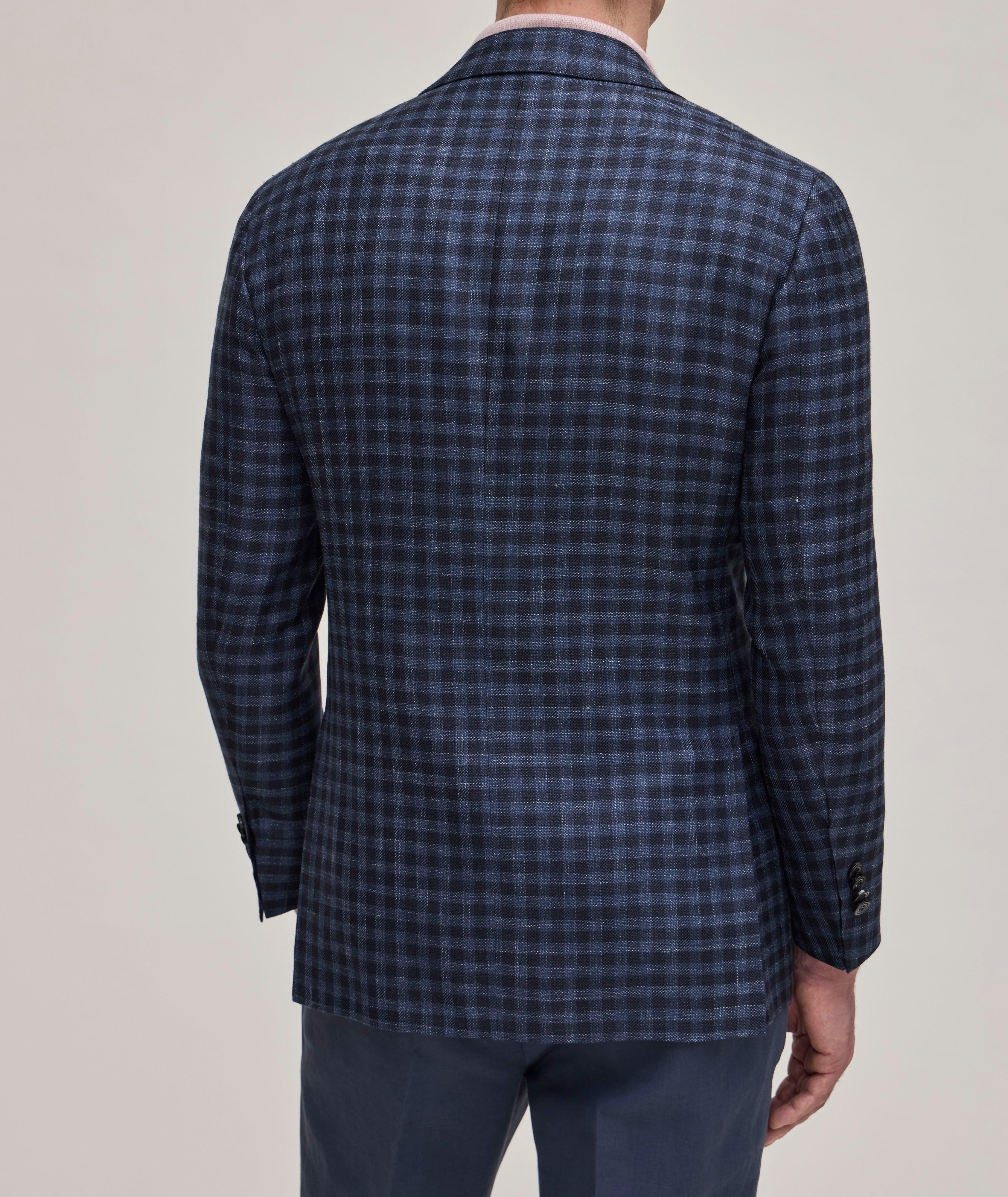 Check Cashmere, Silk & Linen Sport Jacket  image 2