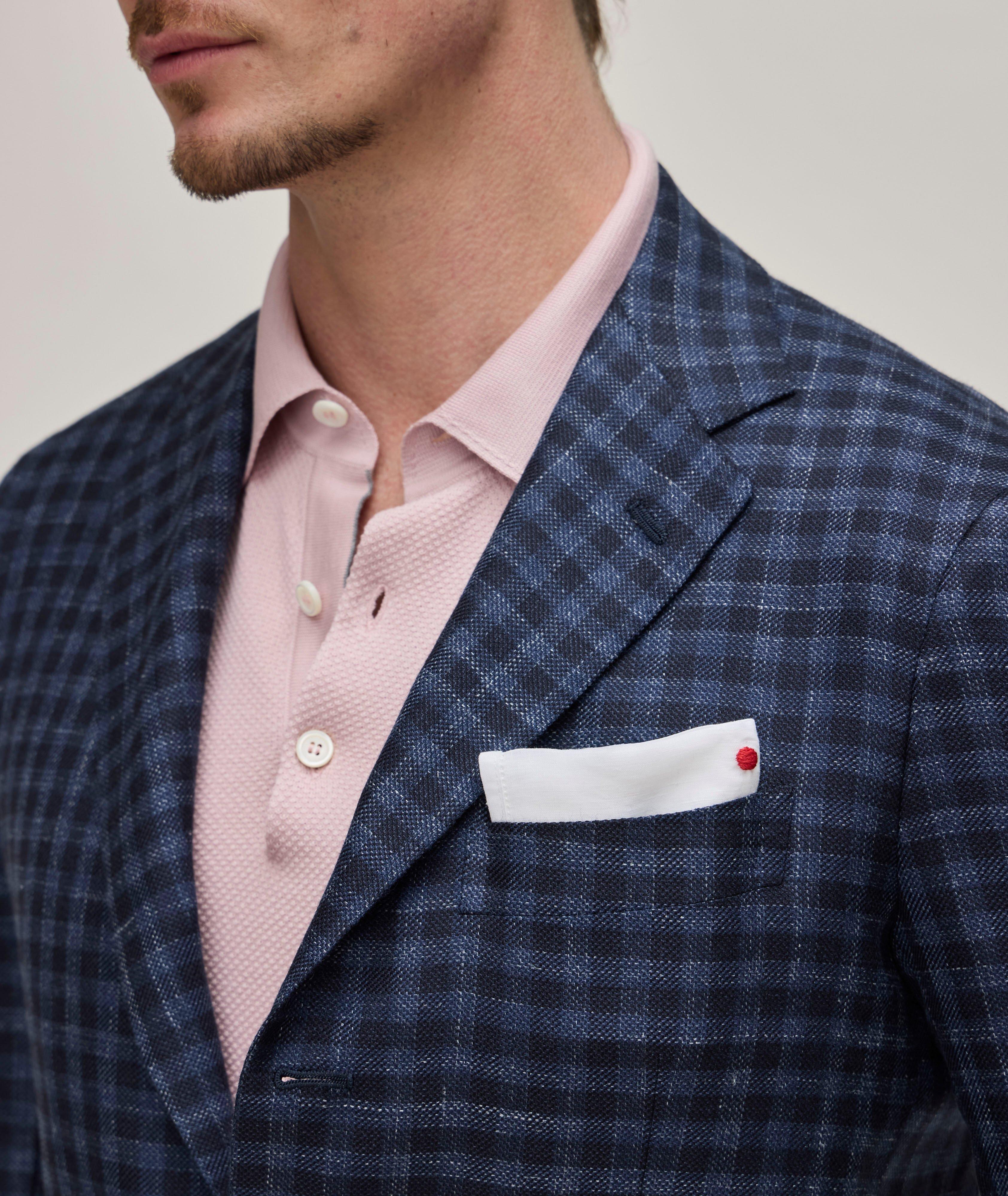 Check Cashmere, Silk & Linen Sport Jacket  image 3