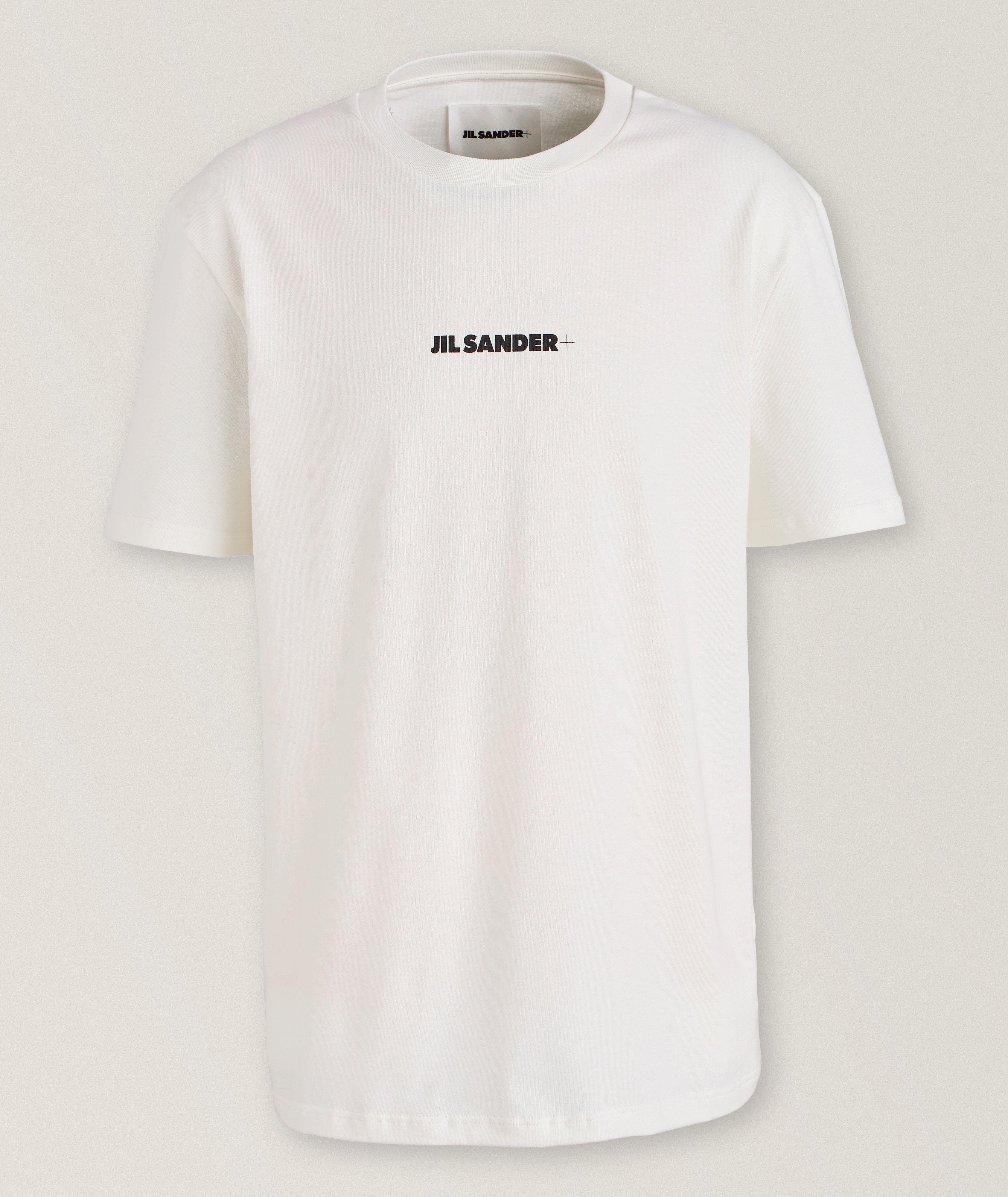 Jil Sander T-Shirt En Coton Dense En Blanc , Taille Homme Petit