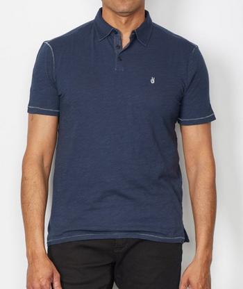 Canali Solid Cotton Knit Polo | Polos | Harry Rosen