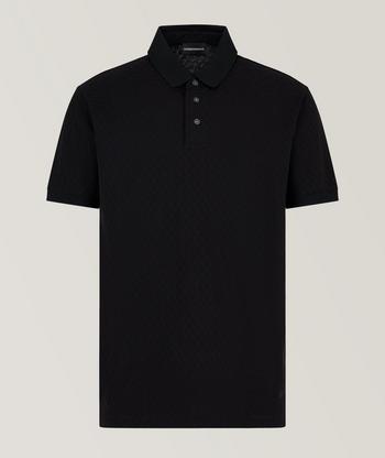 MENS BLACK SANTA MONICA PIQUE POLO | PSYCHO BUNNY