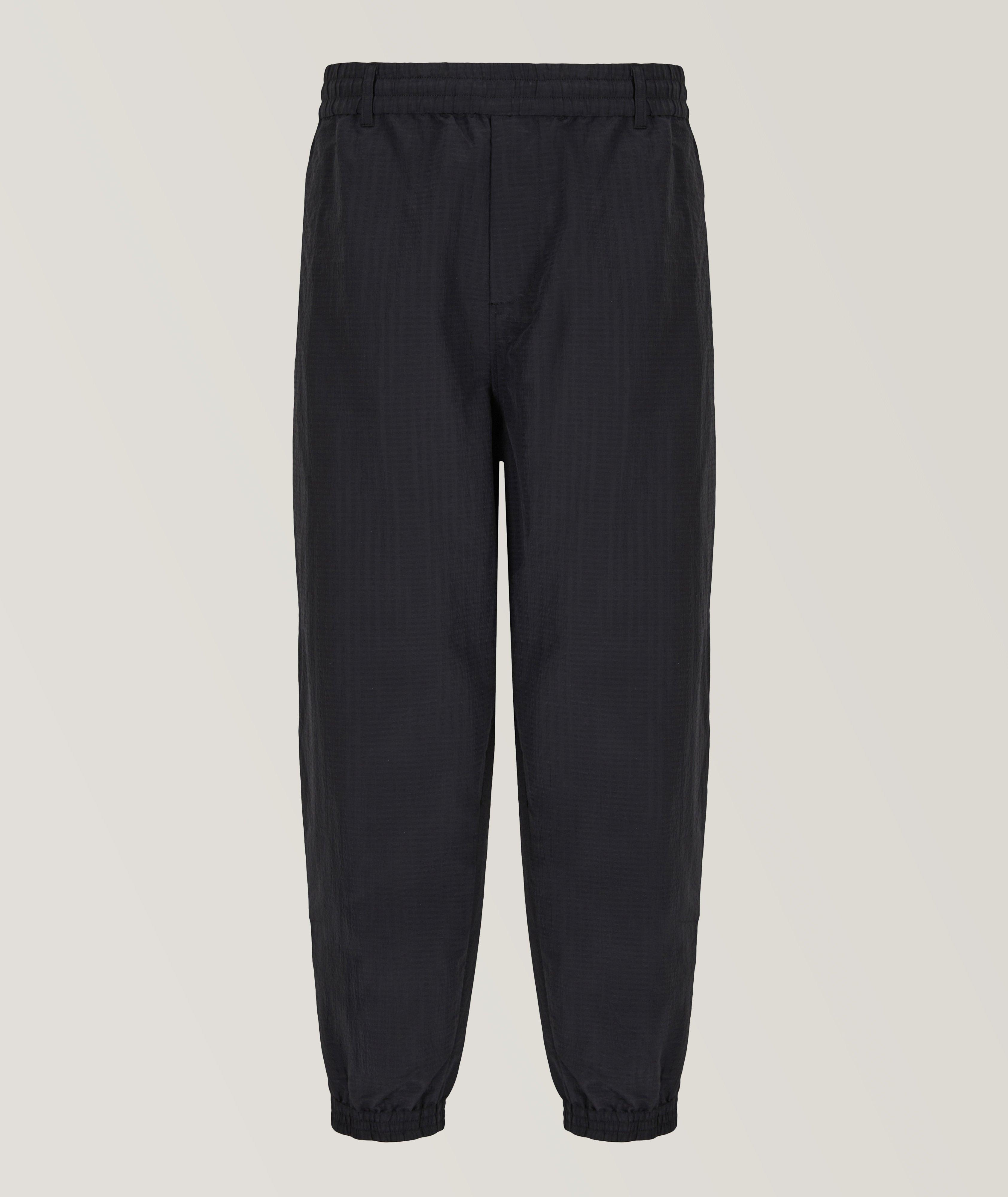 Emporio Armani Pantalon En Toile De Nylon En Noir , Taille Homme 52