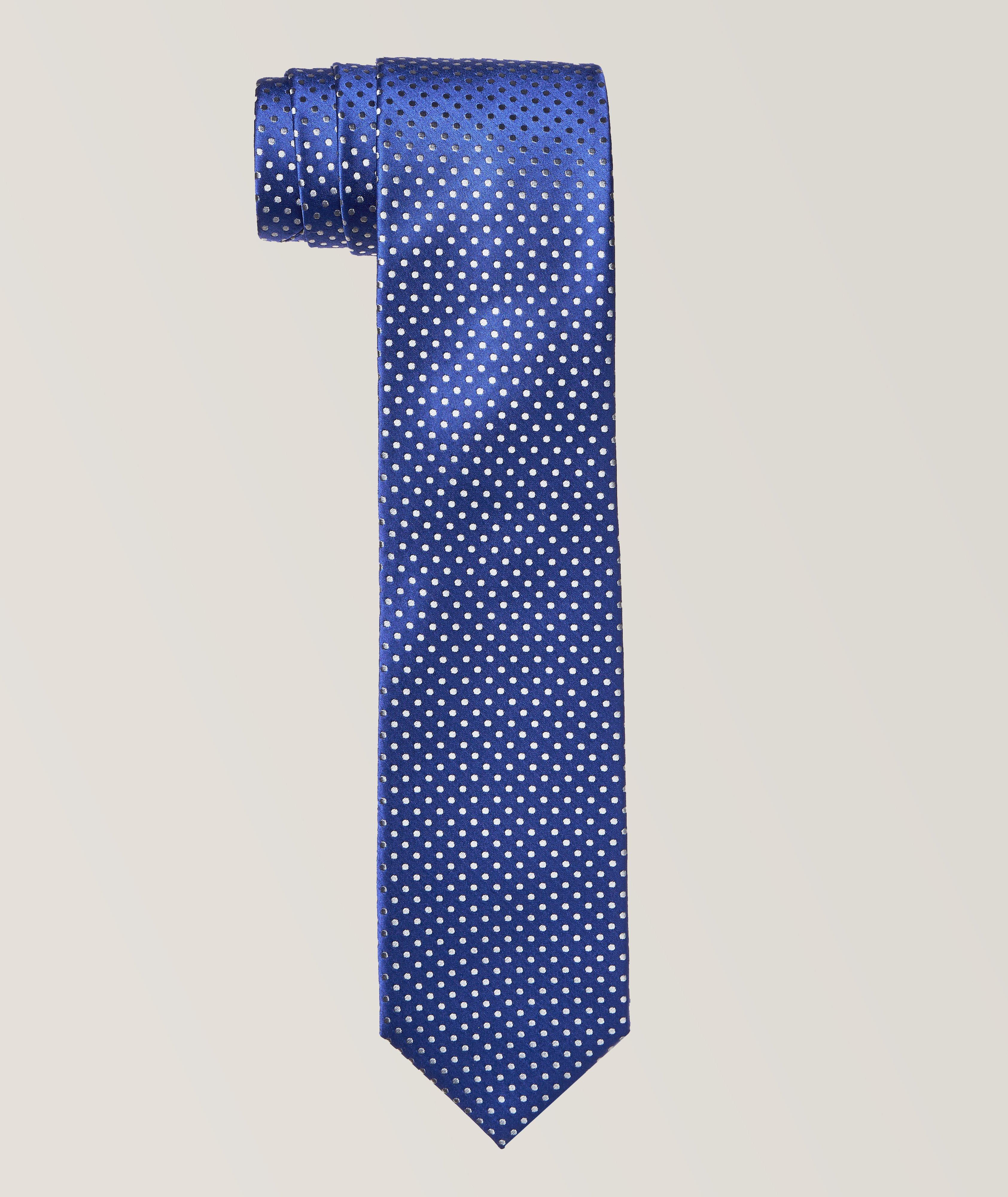 Dotted Silk Tie