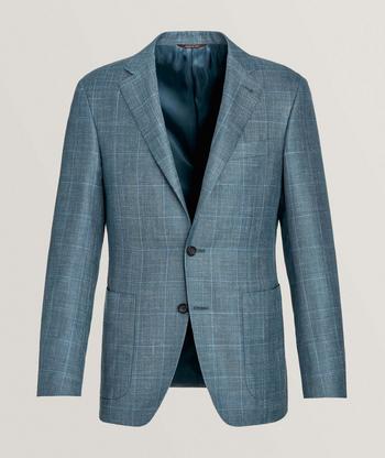 Canali Kei Textured Wool, Silk & Linen Sport Jacket, Sport Jackets