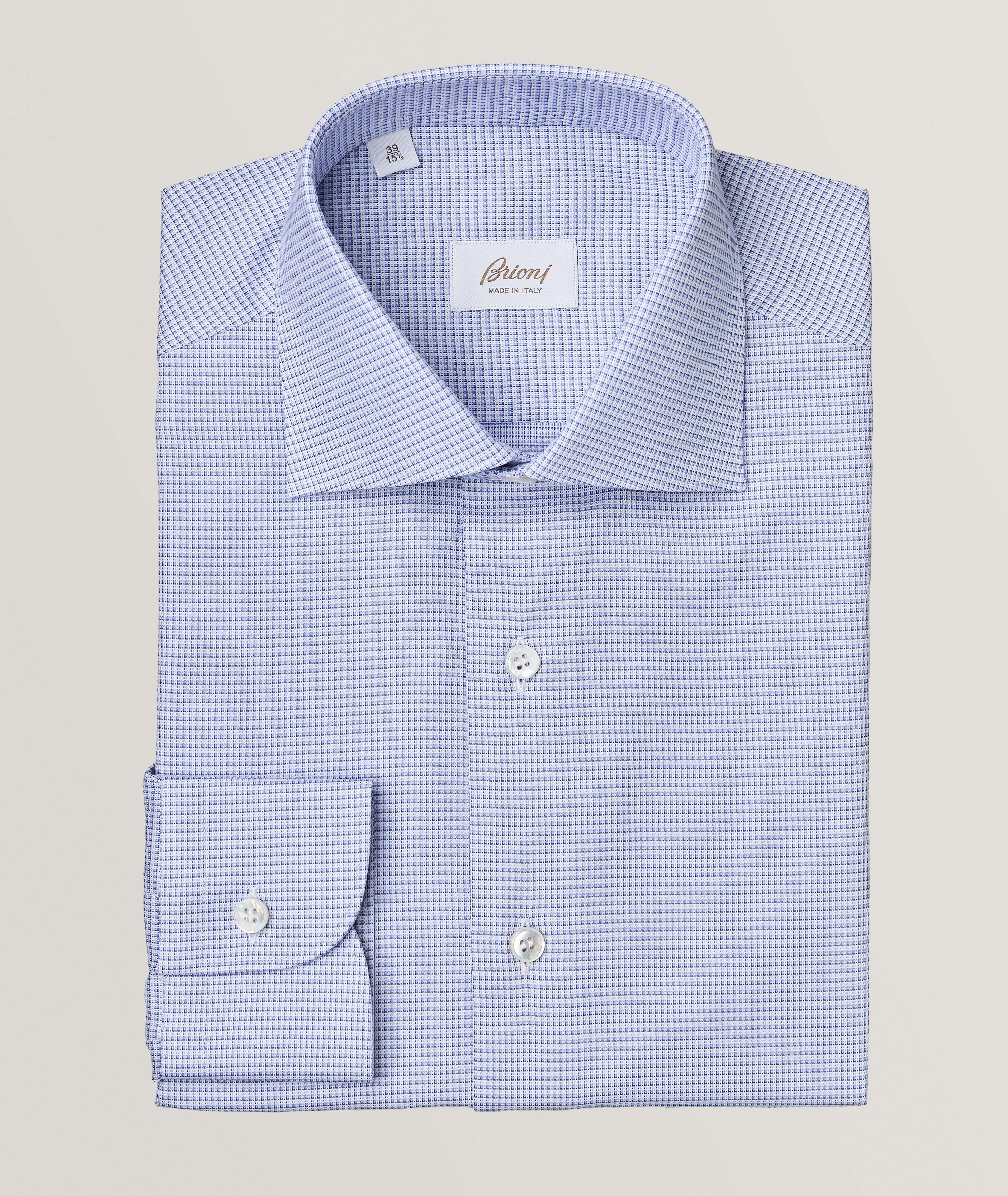 William Micro Pattern Dress Shirt