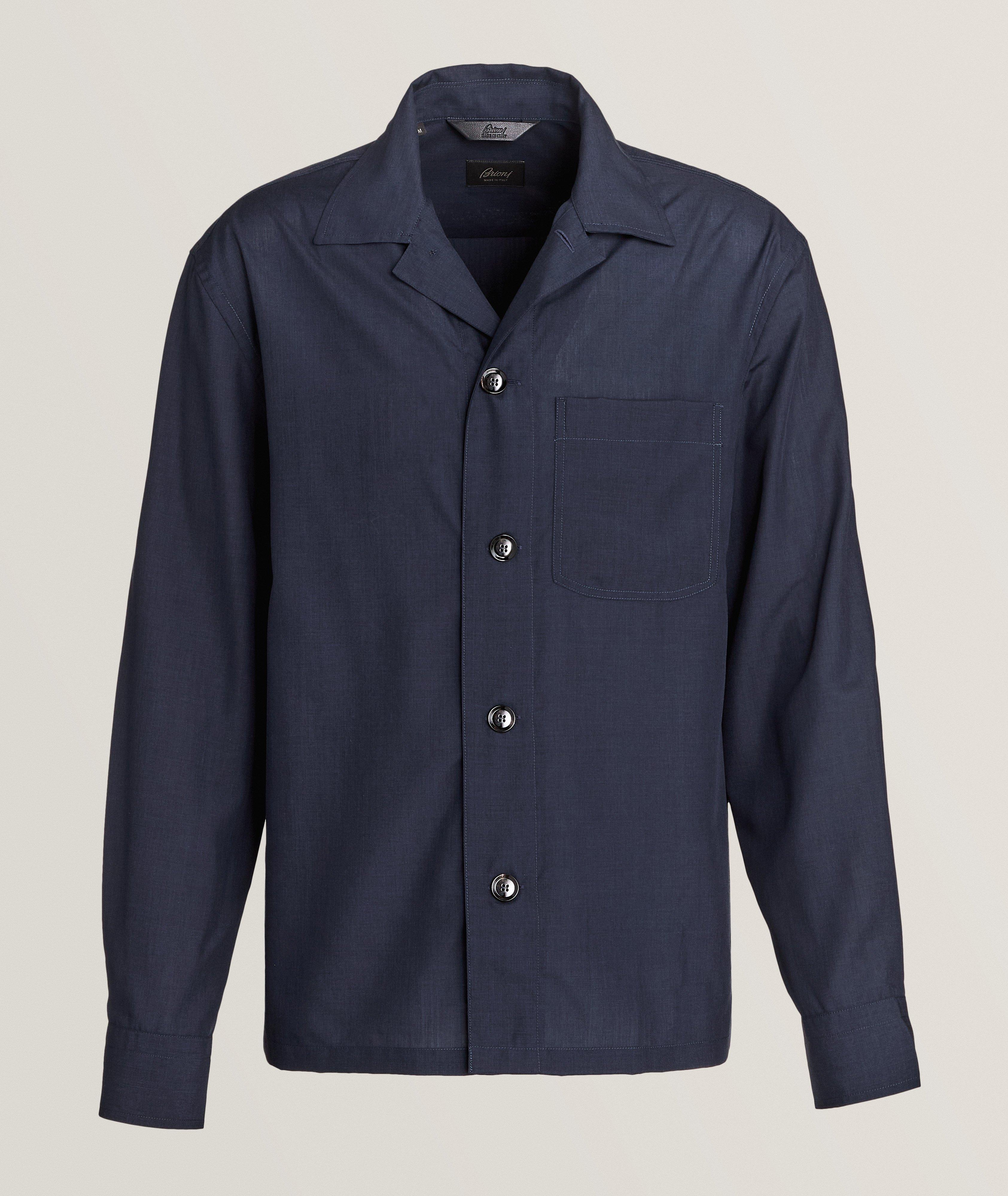 Wool-Silk Overshirt