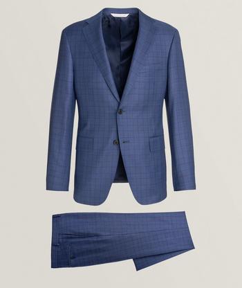 BOSS Hugo Boss Boss Genius Wool/Cotton Stretch Slim Fit Suit Pants