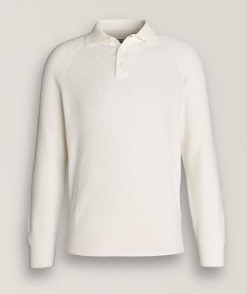 Polo neck hot sale long sleeve