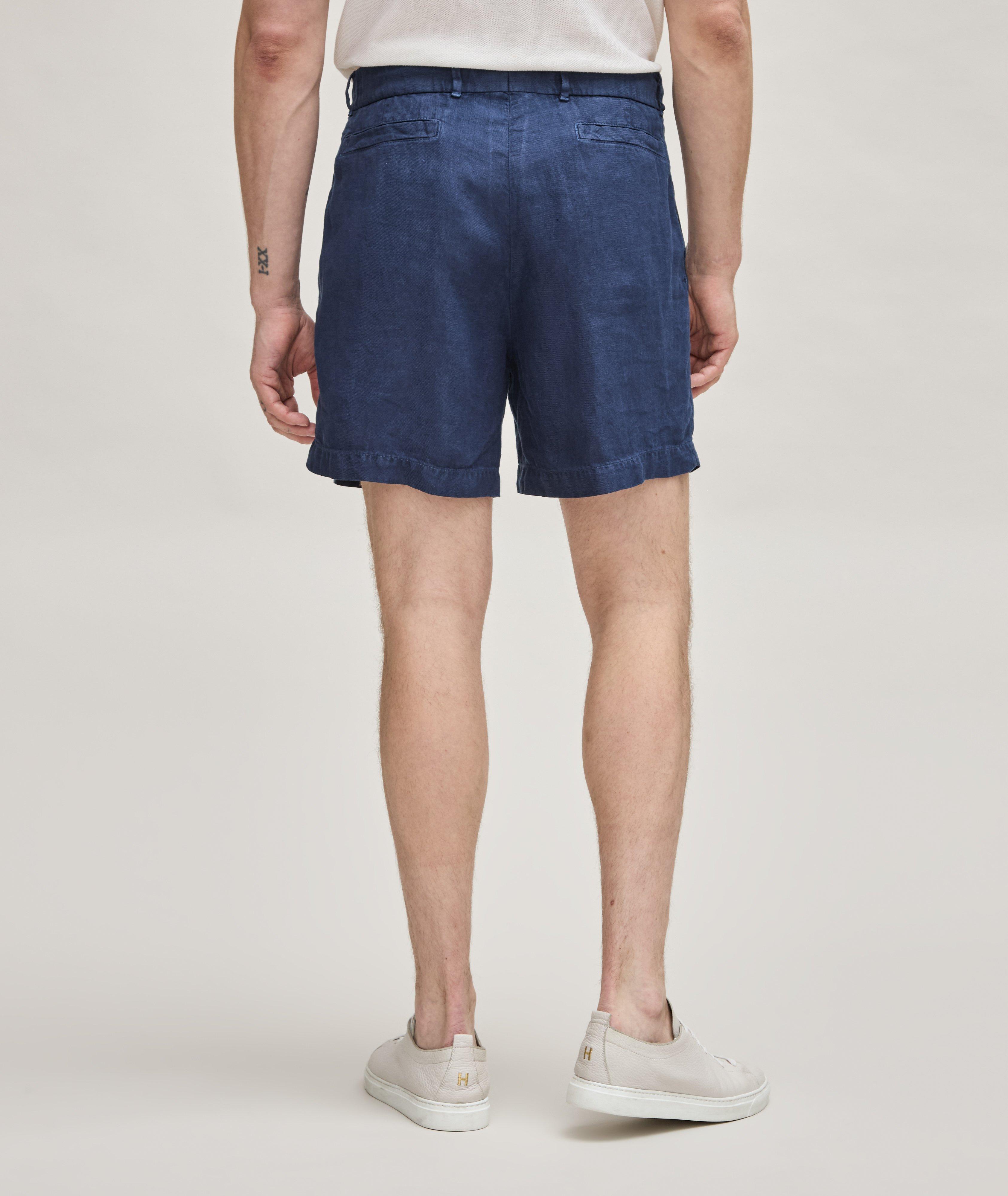 Textured Linen Shorts image 2