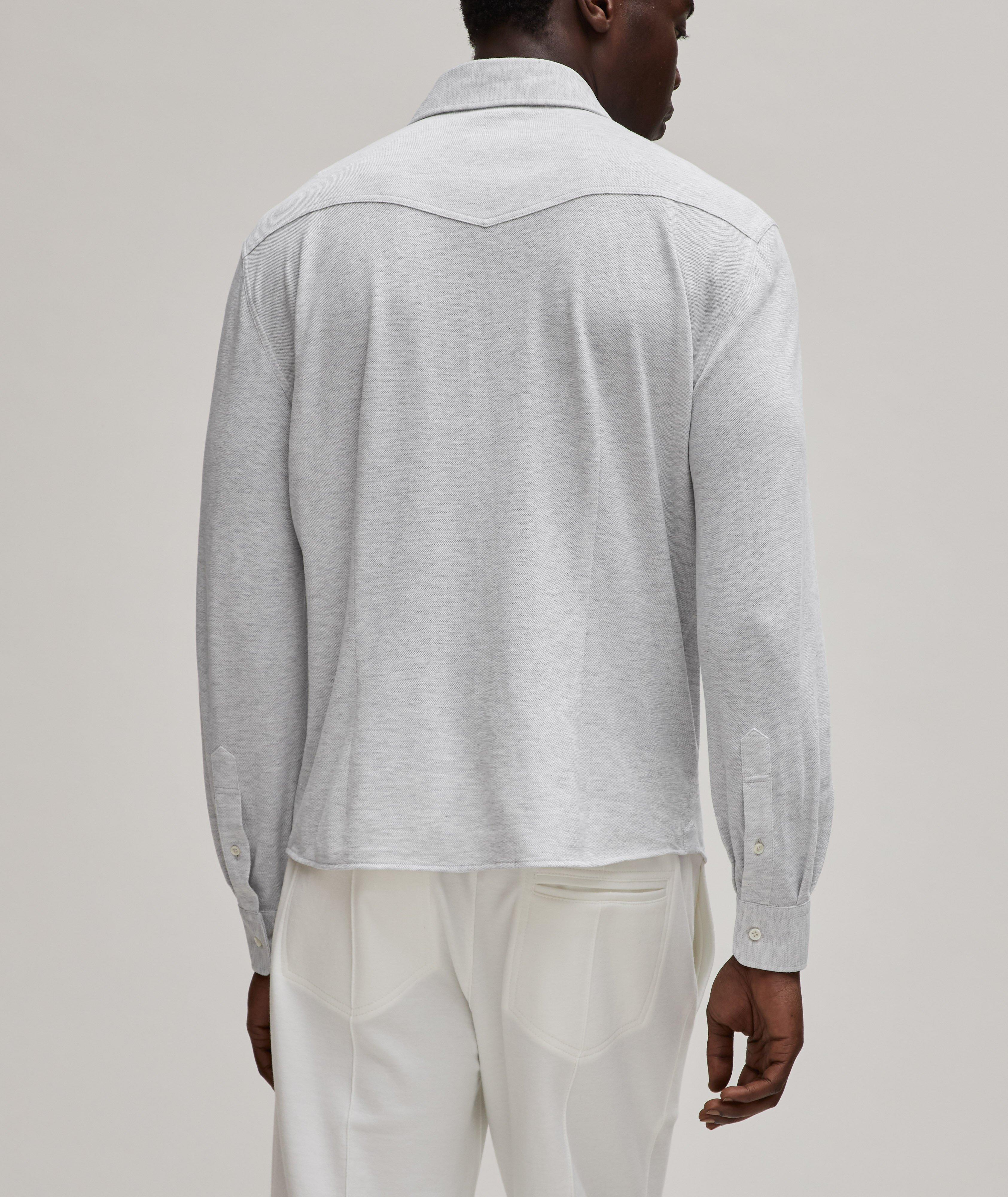 Western Cotton Leisure Fit Overshirt image 2