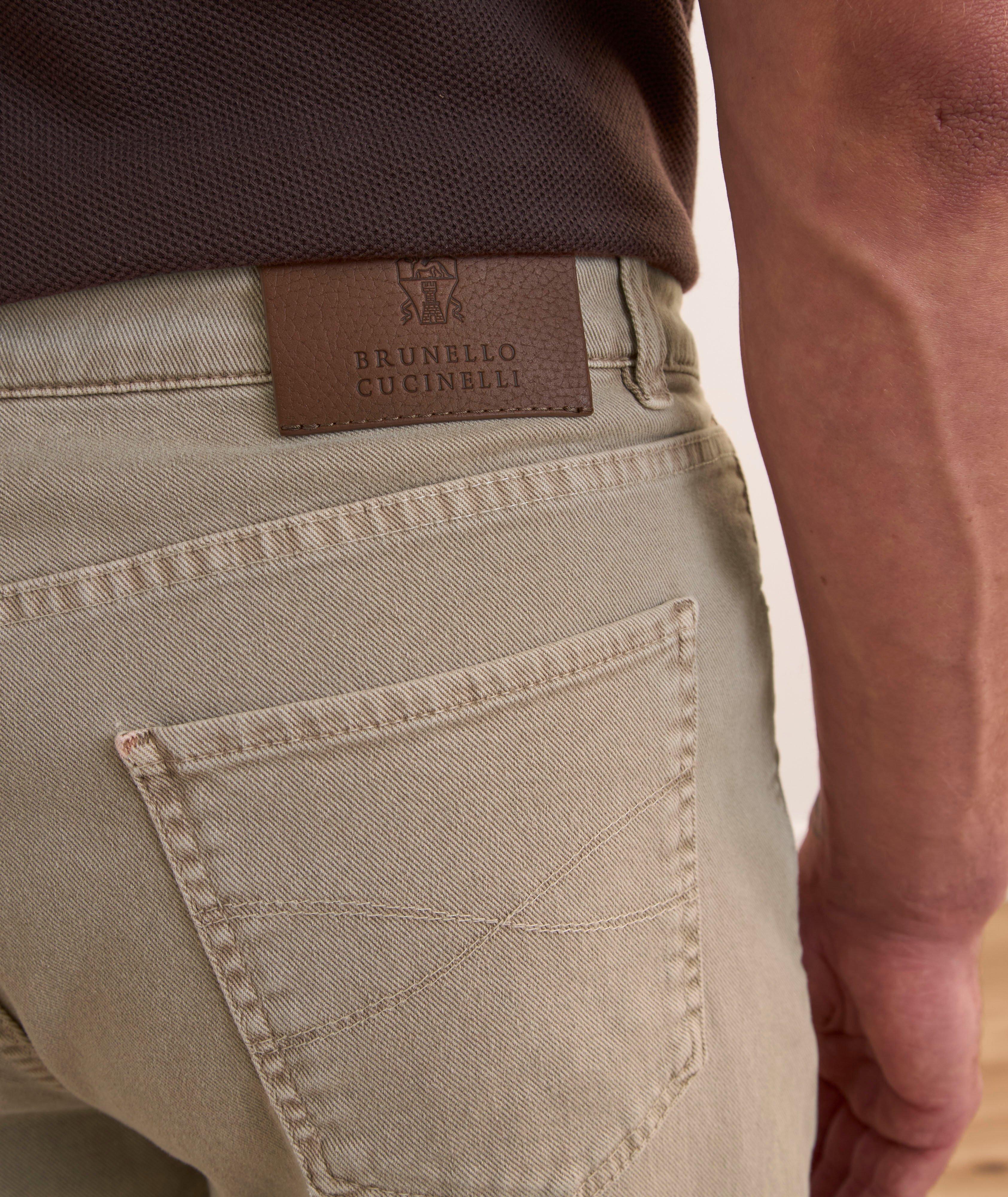 Traditional-Fit Overdyed Denim Pants image 3