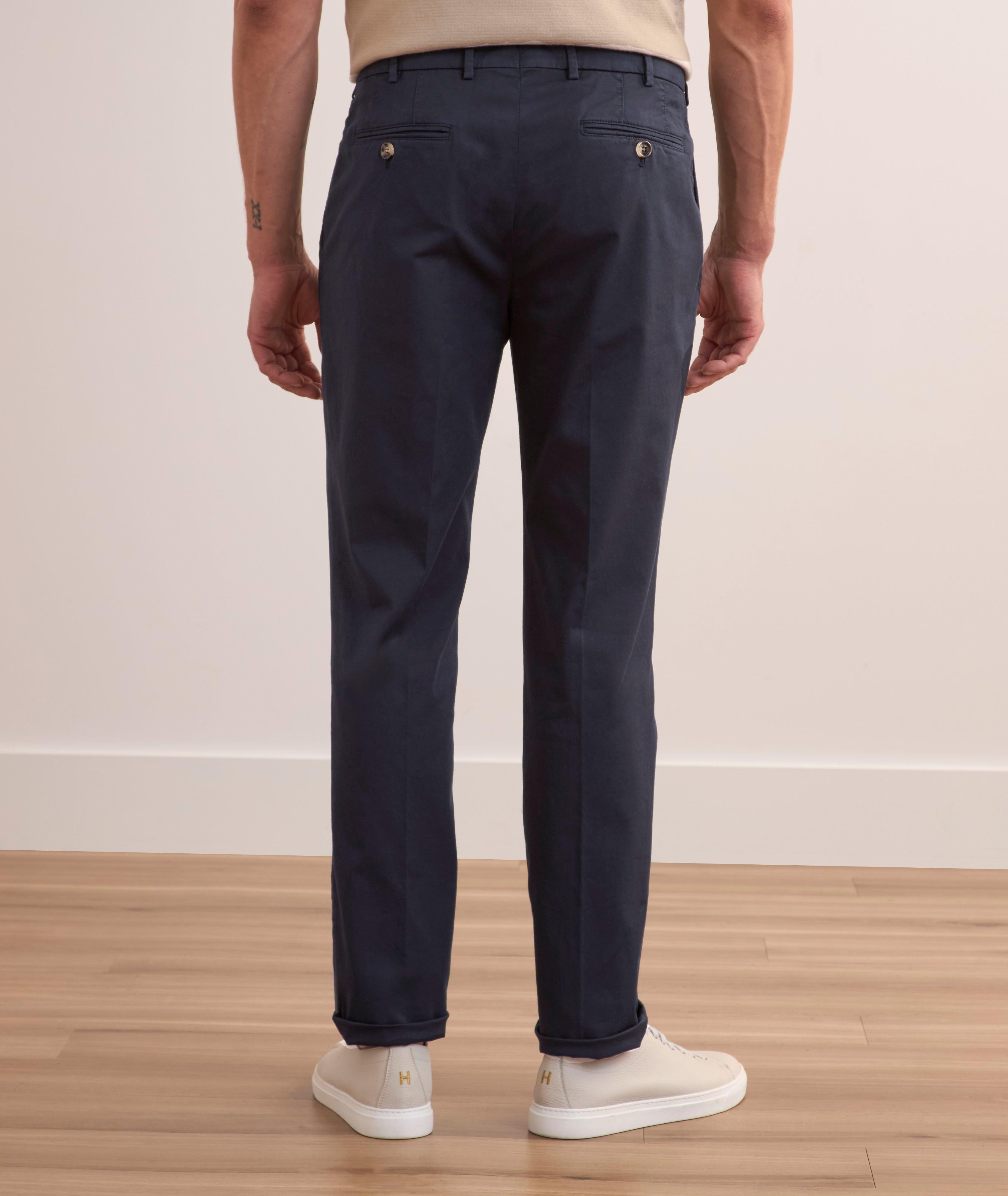 Italian Fit Stretch-Cotton Pants image 2