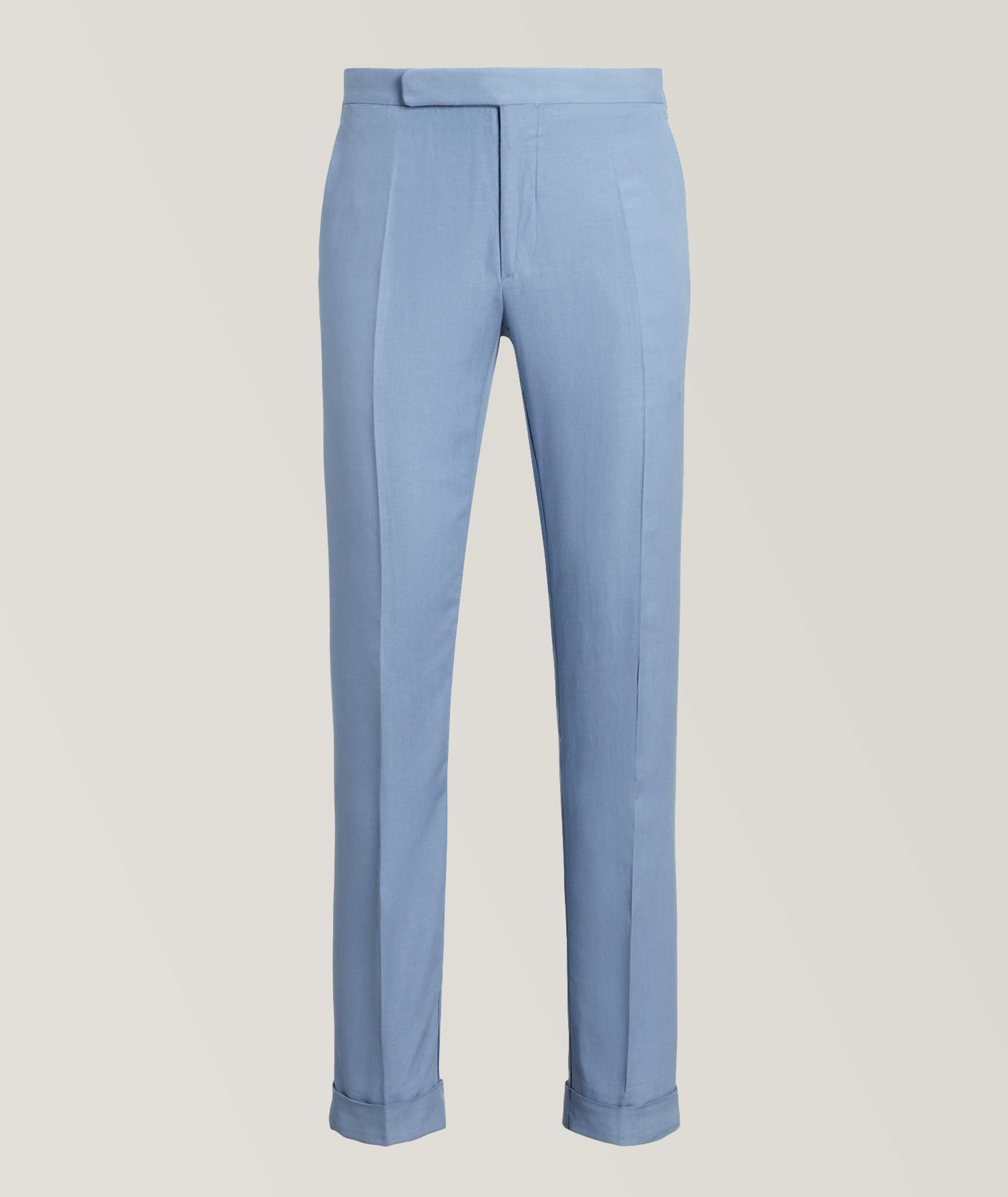 Gregory Silk-Linen Pants image 0