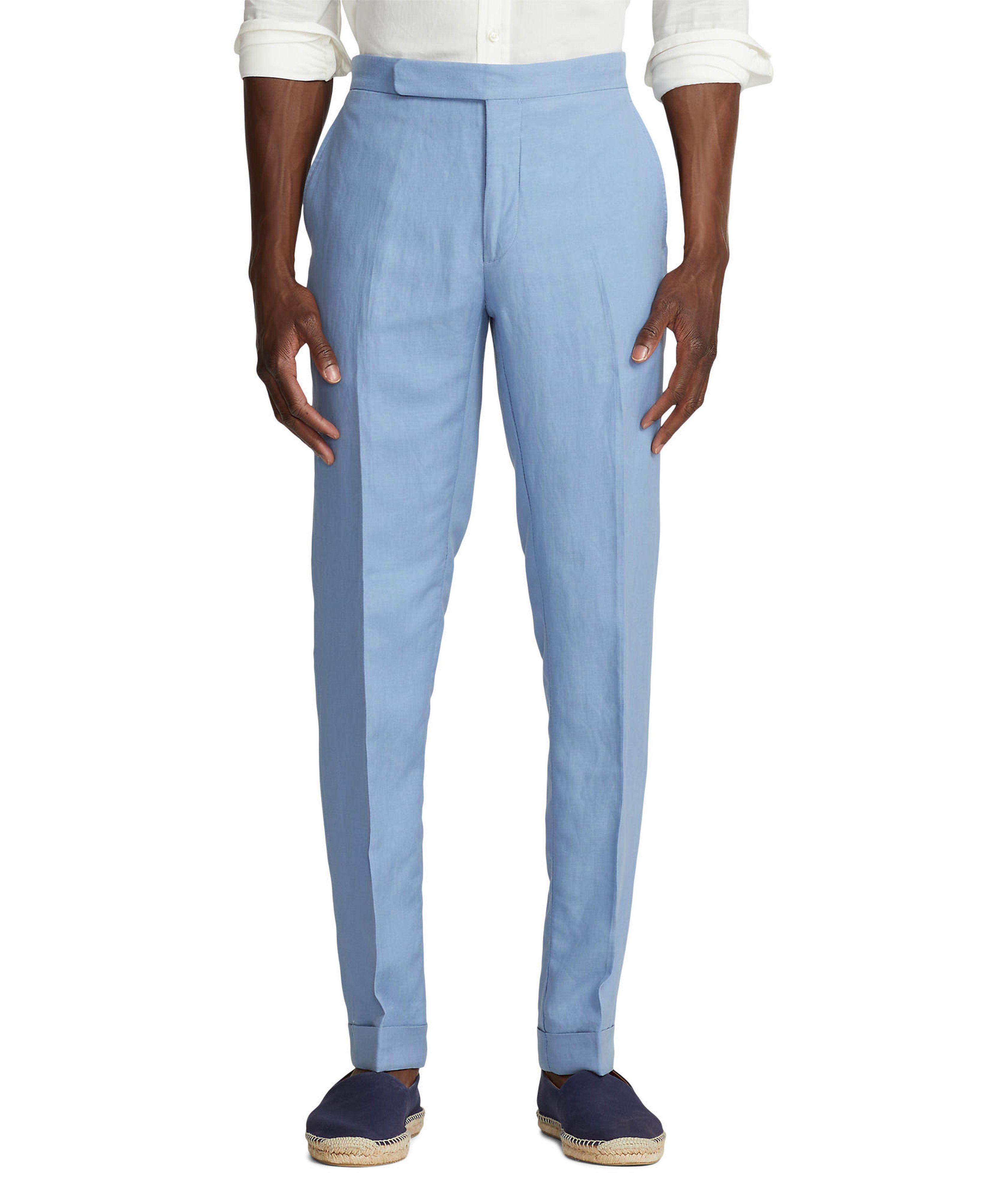 Gregory Silk-Linen Pants image 1