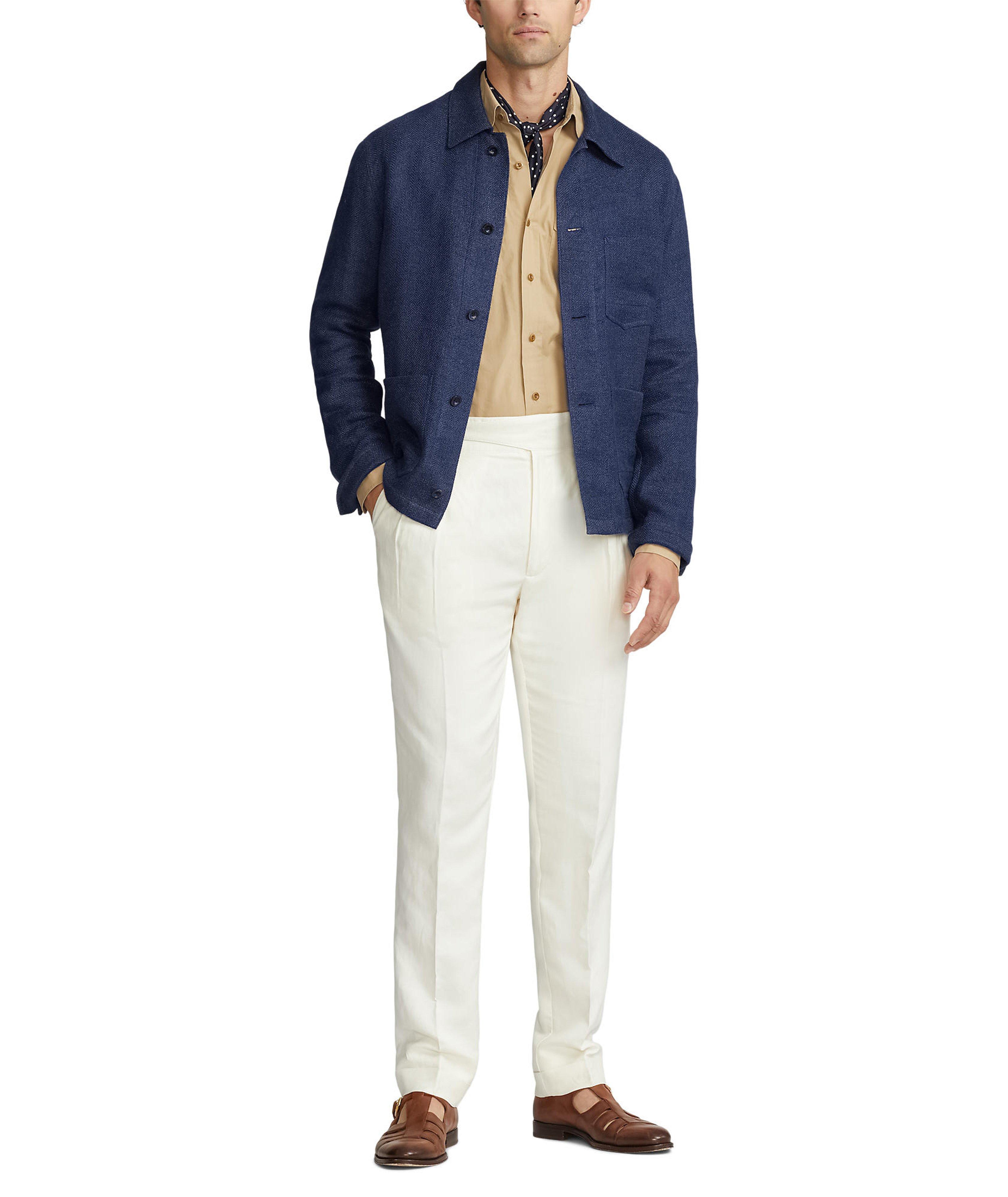Asford Brushed Poplin Cotton Sport Shirt image 6