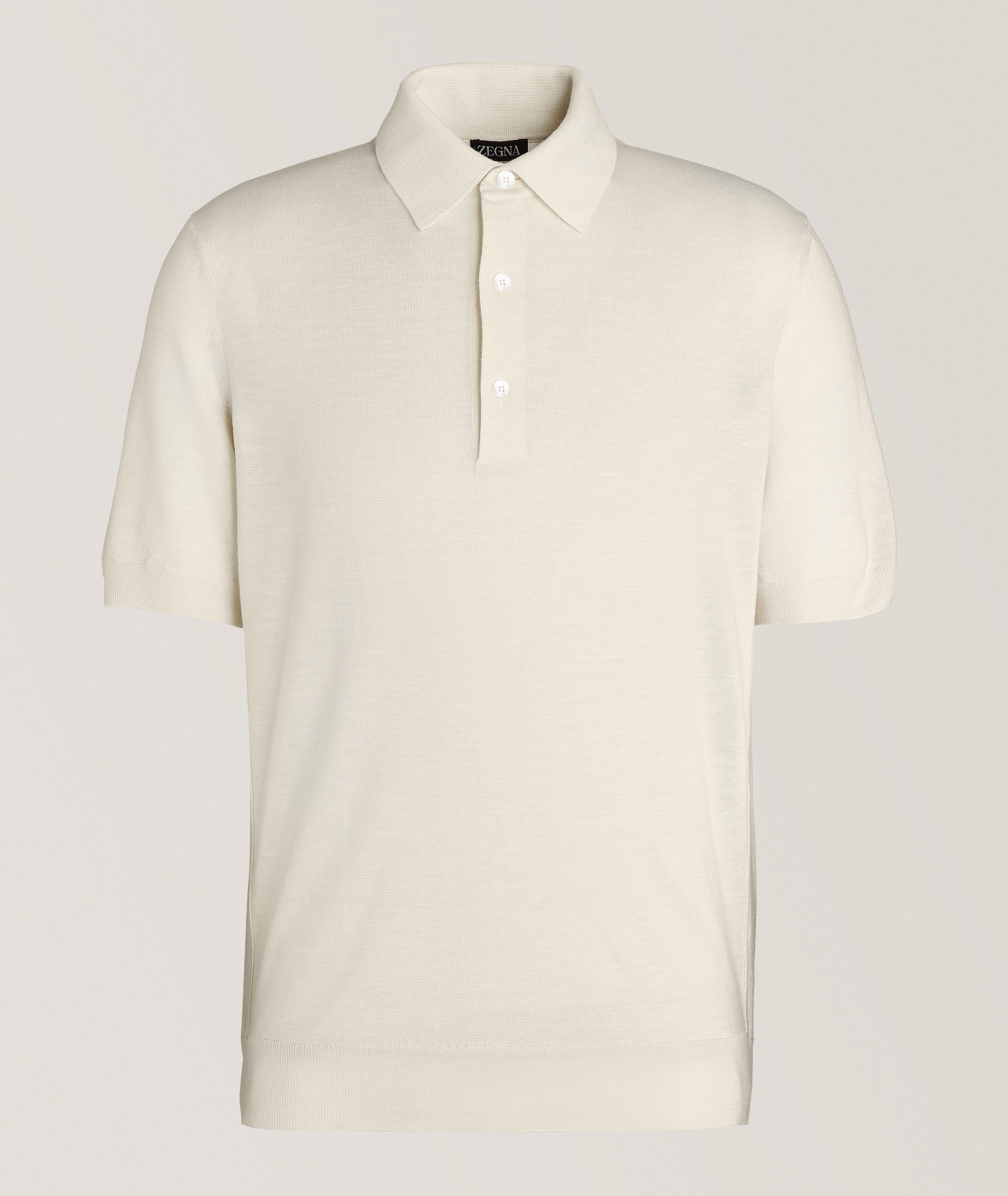 Zegna Silk, Cashmere and Linen Polo