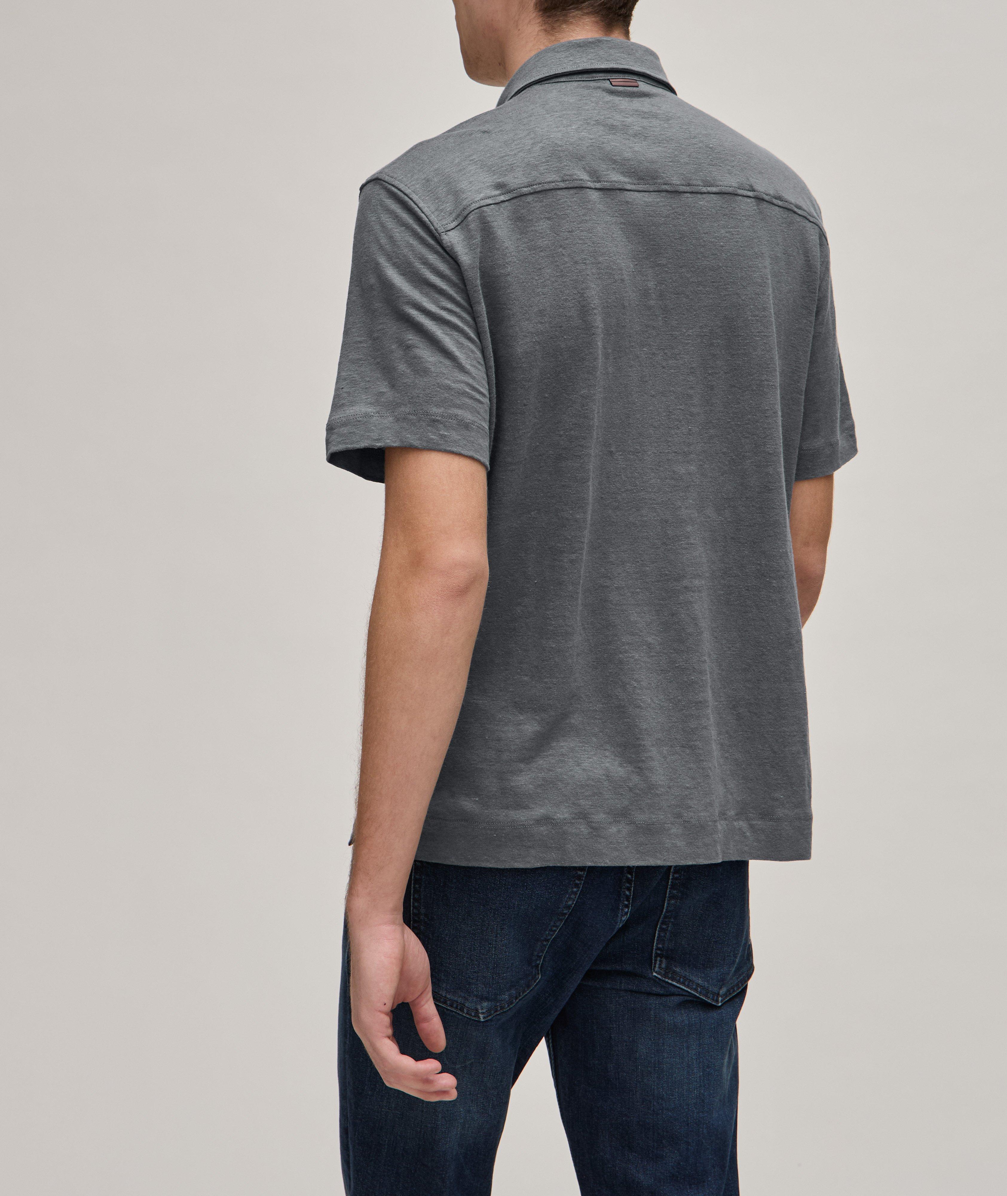 Solid Linen Polo image 2