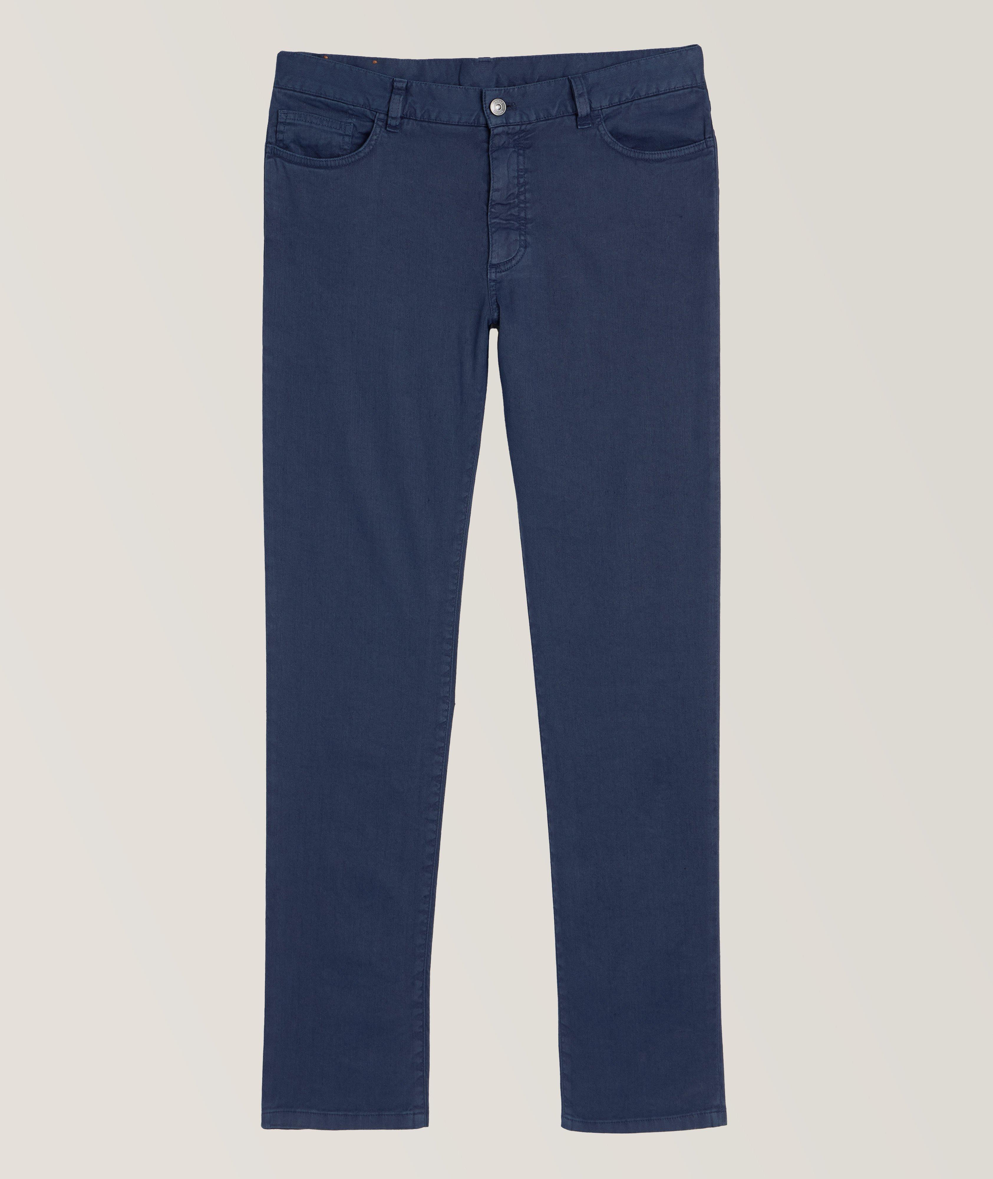 Stretch-Linen & Cotton Roccia Jeans image 0