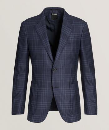 Zegna Milano Easy Light Wool, Silk, and Linen Sports Jacket