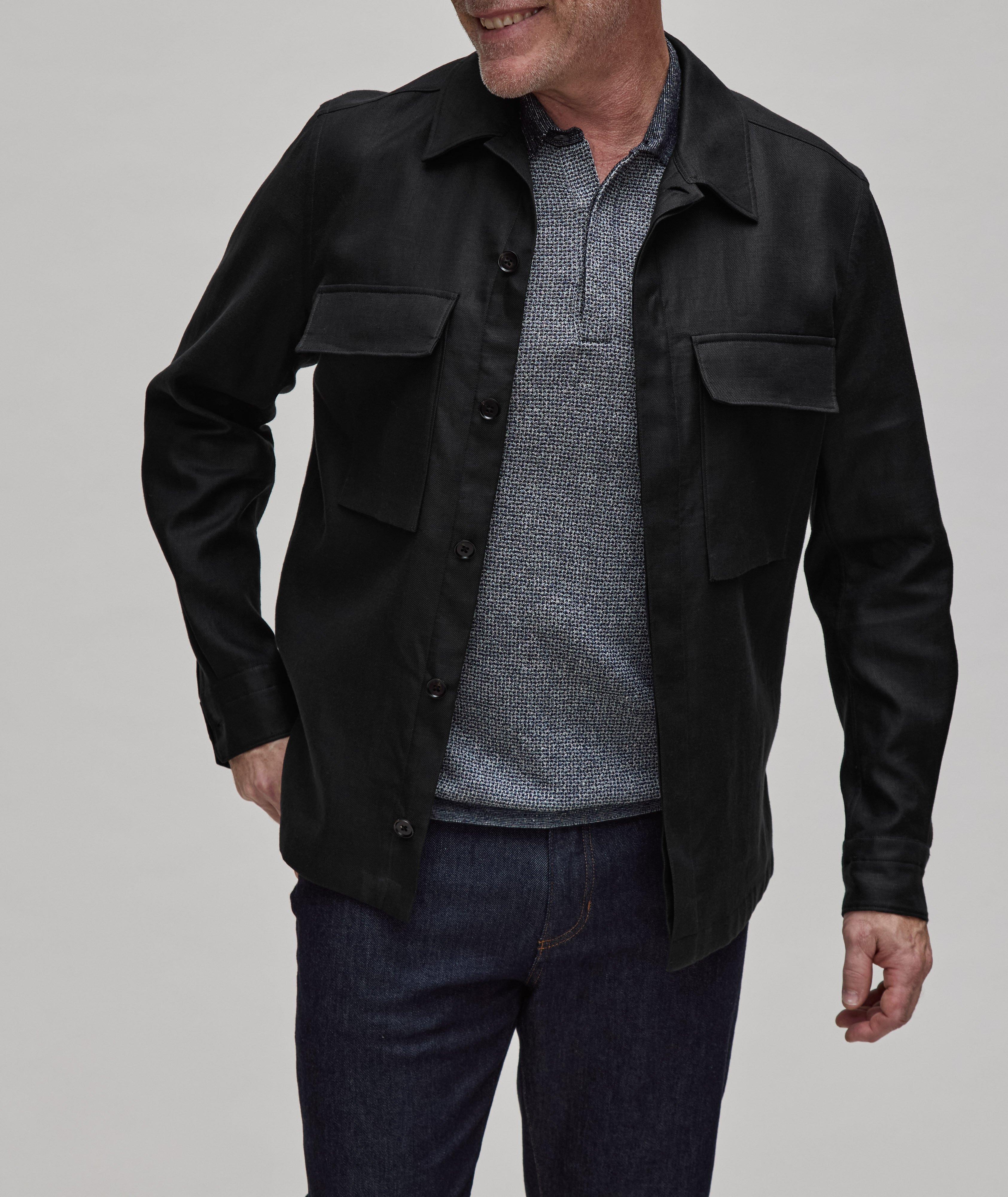 Linen Twill Overshirt image 1